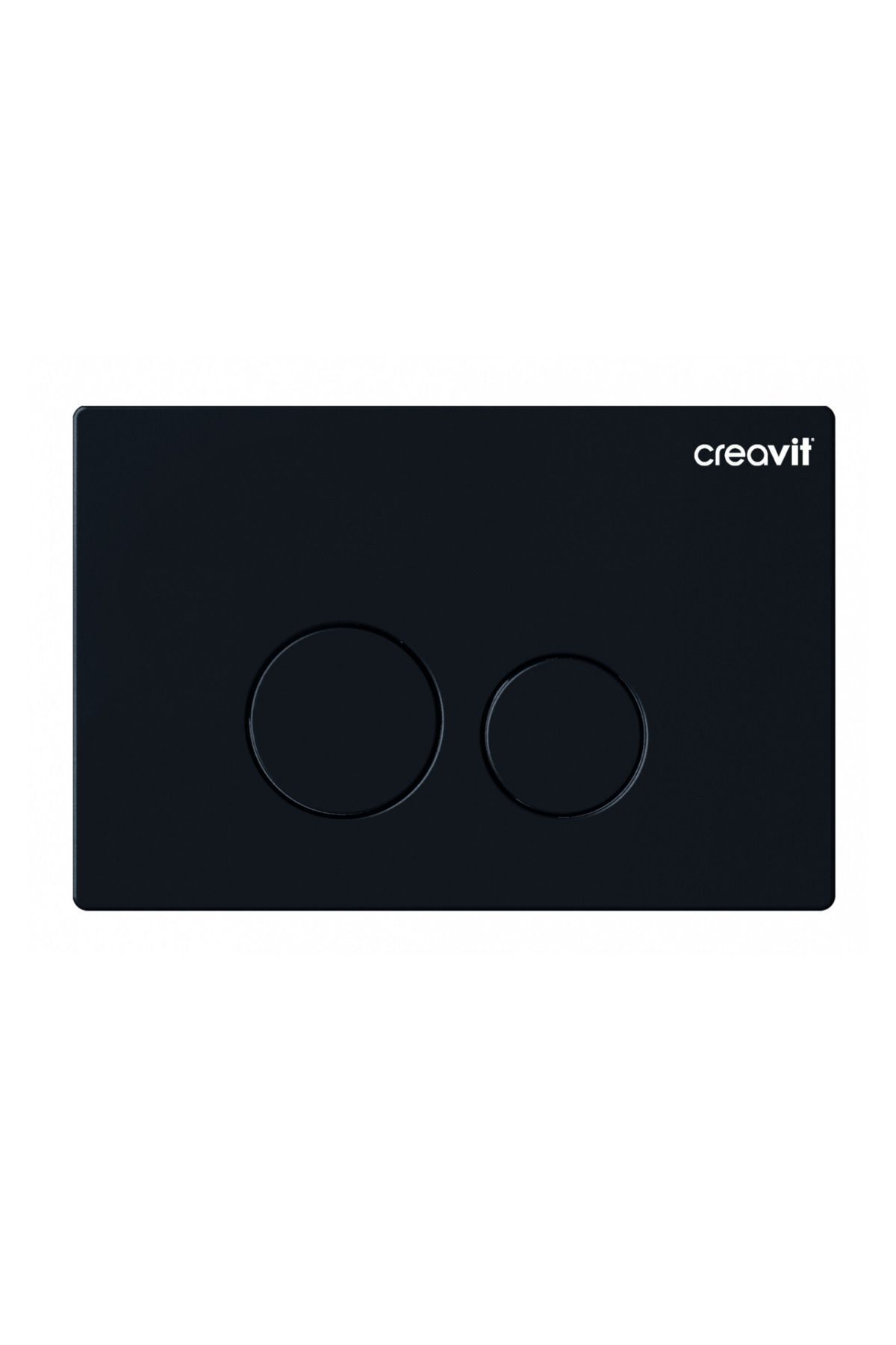 Creavit Terra Mat Siyah Boyalı Askı Rezervuar Kumanda Paneli