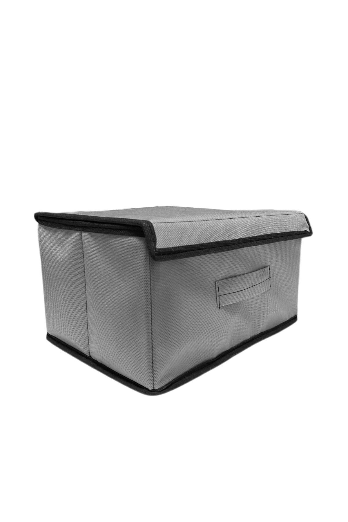 TURİNHOME-Box Organizer, Box Storage Bag, Multi-Purpose Box, Storage Box, Box with Lid 3 Pieces 3