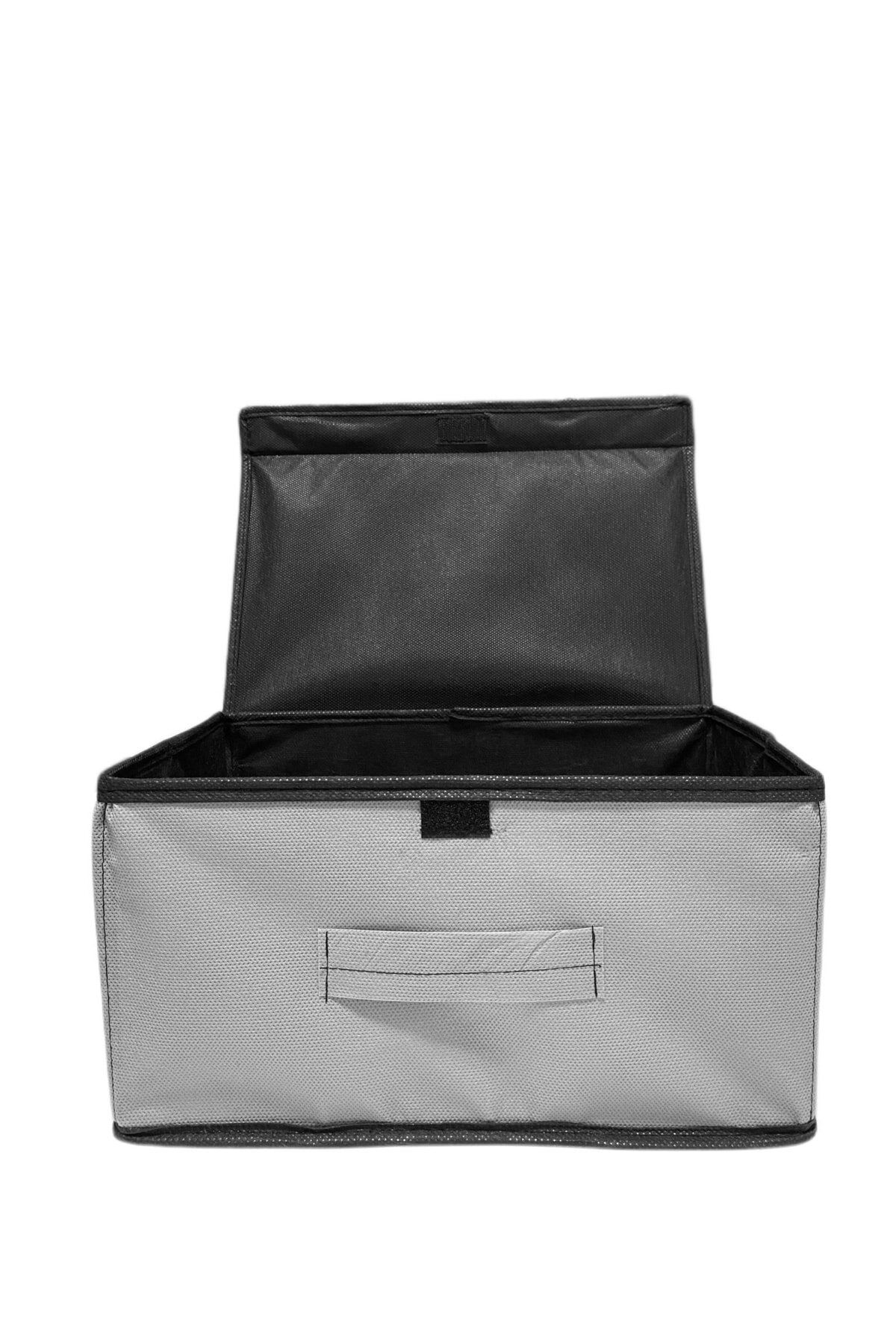 TURİNHOME-Box Organizer, Box Storage Bag, Multi-Purpose Box, Storage Box, Box with Lid 3 Pieces 5
