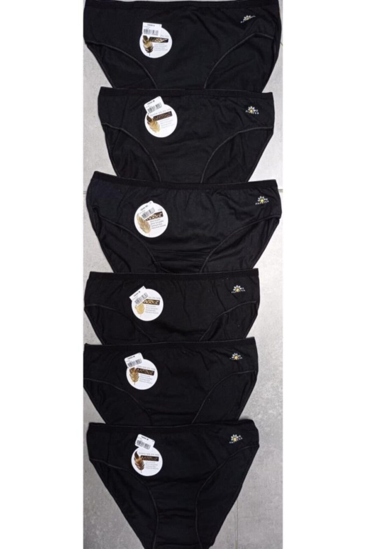 Momslab-Black Modal Panties 6 Pcs - Lycra, Women'S, 1850-S 1