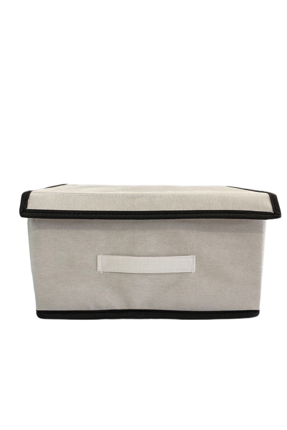 TURİNHOME-Box Storage Multi-Purpose Box Fabric Box Organizer with Lid Organizer Box 4