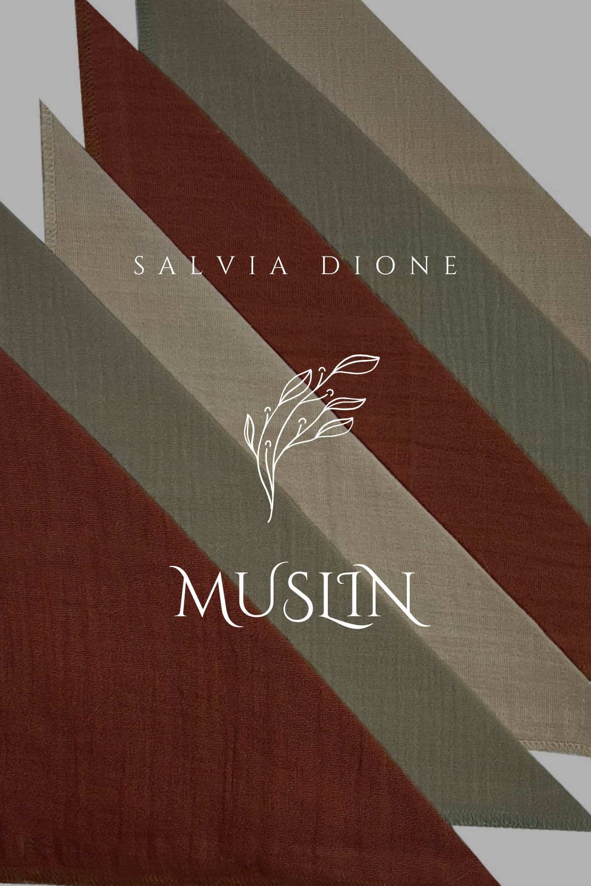 Salvia Dione 6'lı Müslin Bebek Ağız Bezi Emzirme Gaz Çıkartma Mama Salya Tükürük Ağız Silme Beslenme Bezi Mendil
