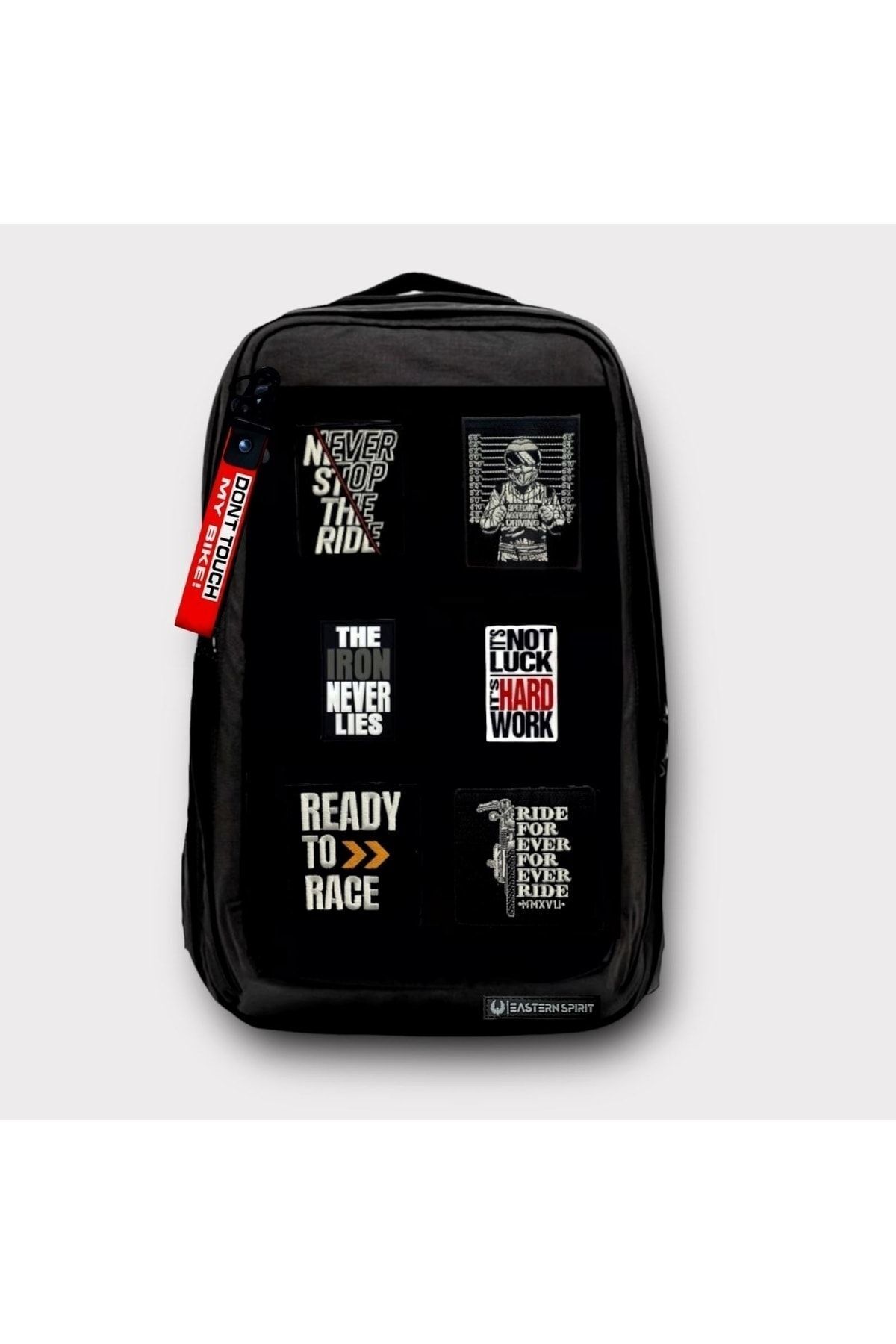 EASTERN SPİRİT-R1 Black Biker Backpack 7