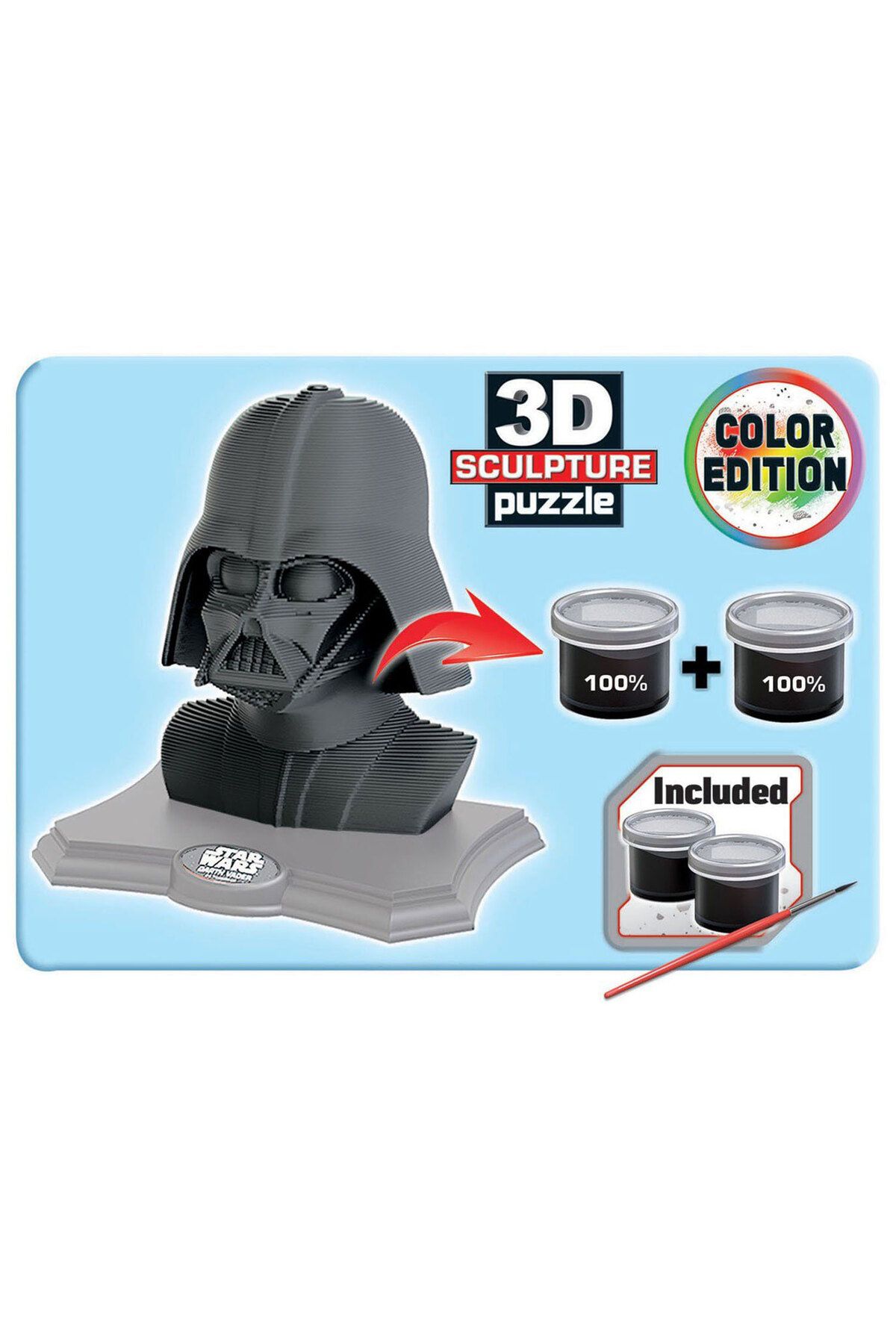 پازل جنگ ستارگان DARTH VADER 3D مجسمه PAZIL 160 قطعه ادوکا EDUCA