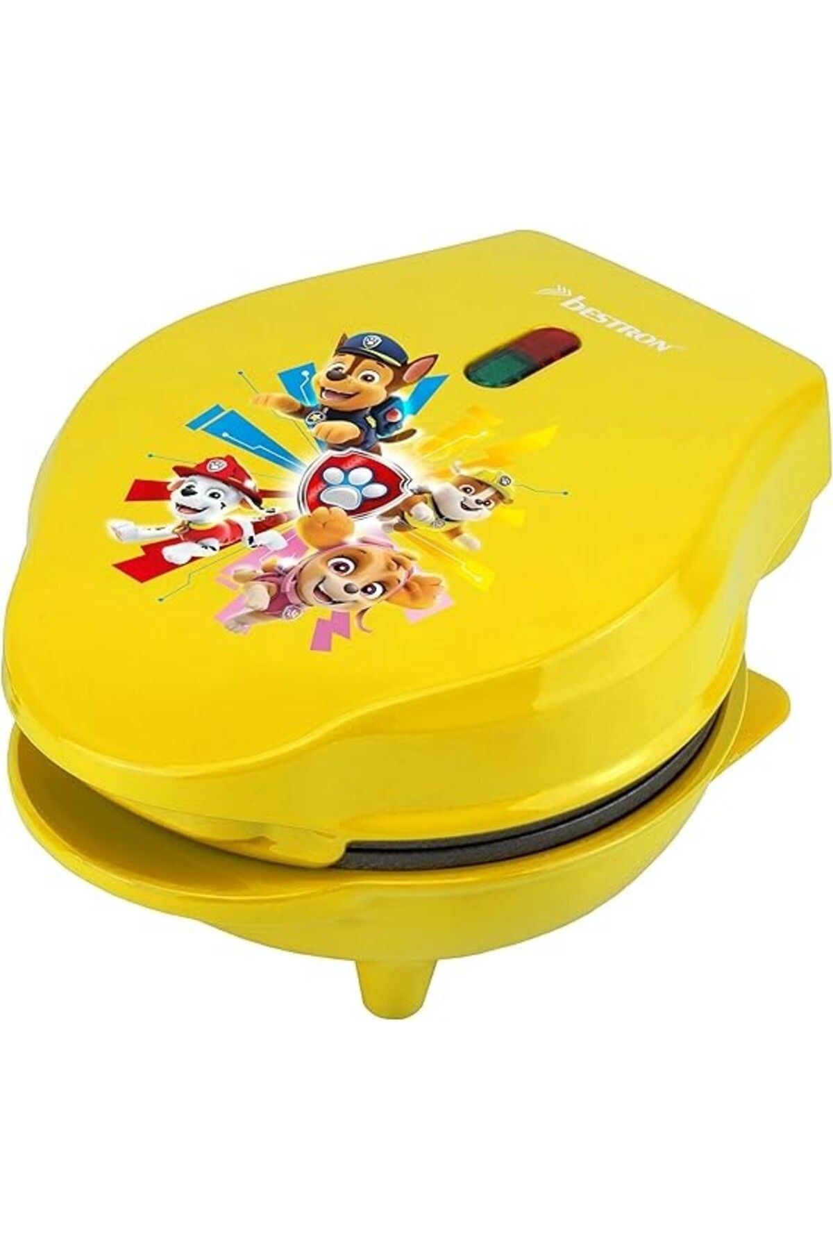 bestron Tasarımlı Mini Waffle Makinesi,550W, Çocuklar için, Pişirme Işığı ile,10 cm Çapında