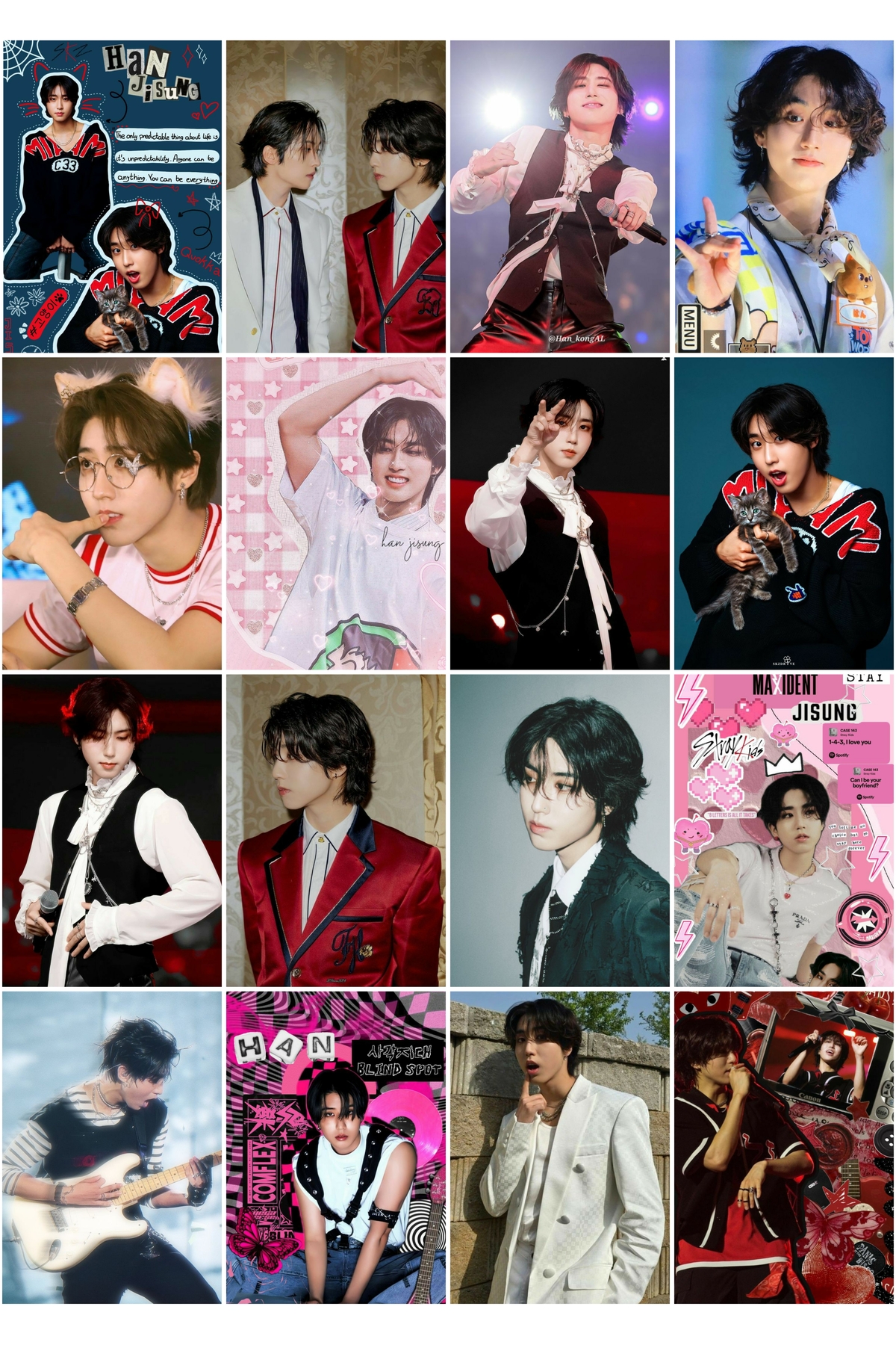 owl bag Han Jisung   özel seri Tasarım 16' L Fotokart Seti