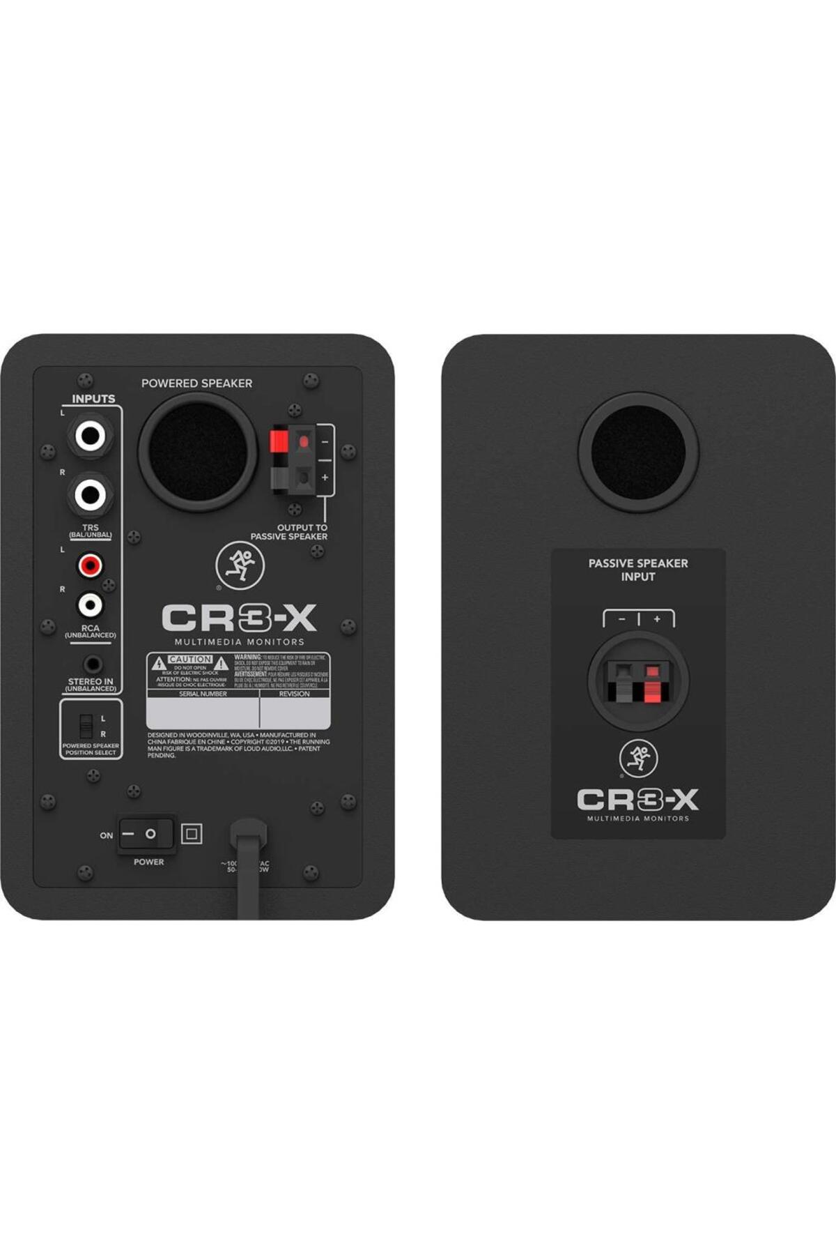 Mackie CR3-X スタジオモニター Mackie Cr3-x 3'' Multimedia Stüdyo Monitörü (ÇİFT) - Fiyatı, Yorumları