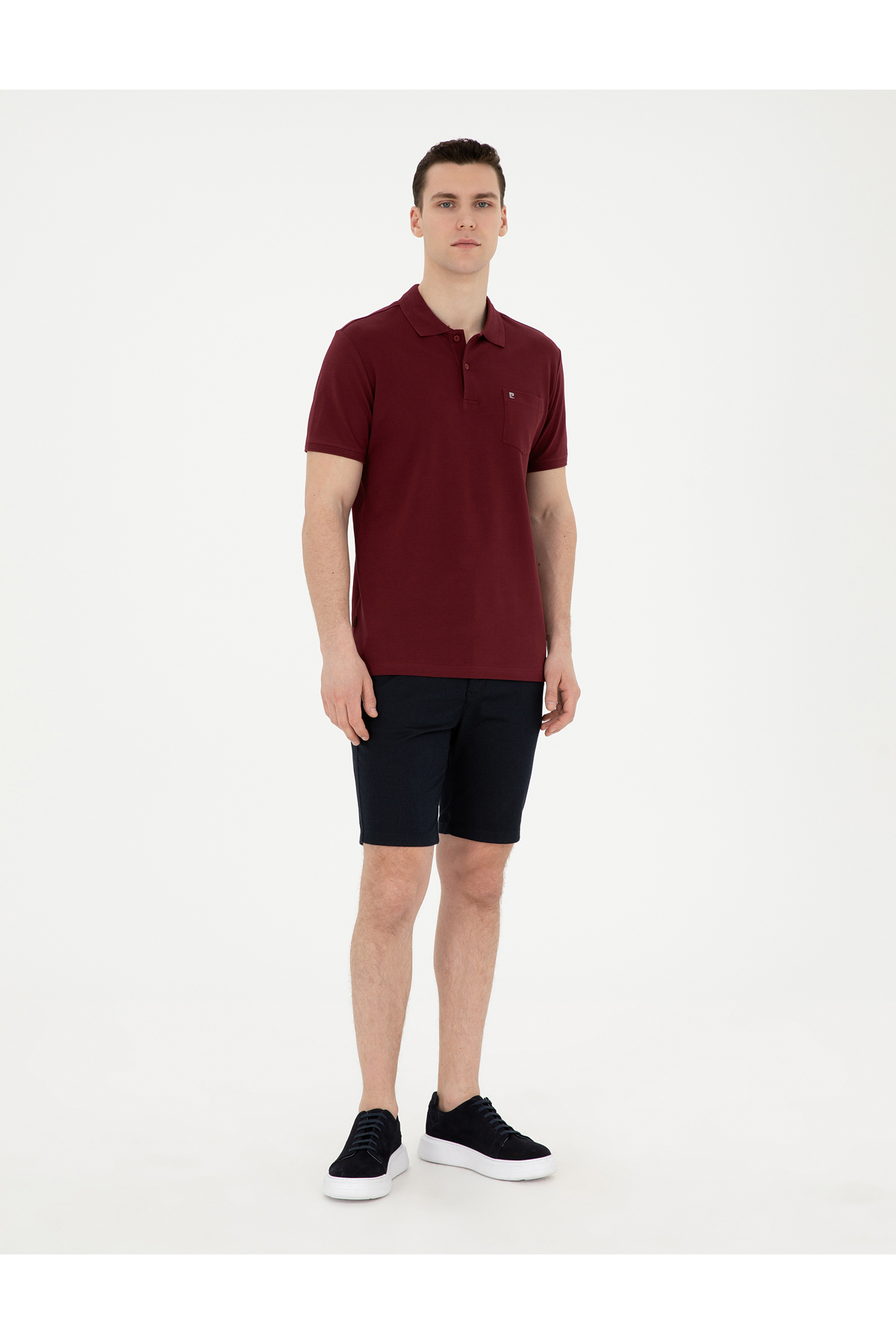 پولوشرت مردانه پیر کاردین | 50291576-VR014 Pierre Cardin - Image 4