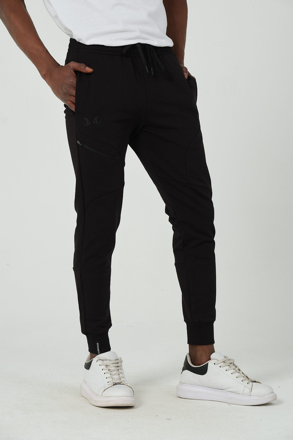 شلوار گرمکن مردانه مشکی Bison Battle | eşofman altı اورجینال - تصویر 6