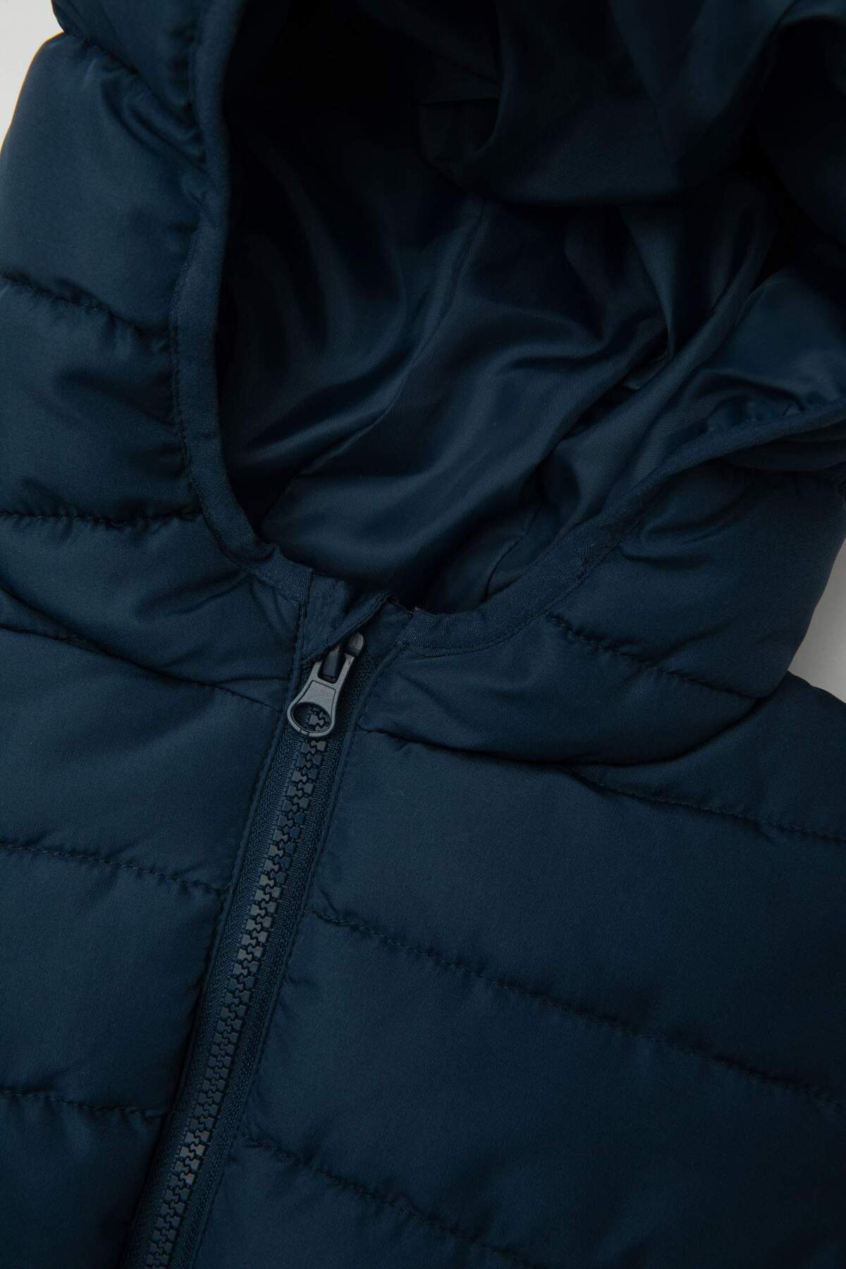 Defacto DFC - 	Erkek Bebek Su İtici Kapüşonlu Polar Astarlı Mont fotoğrafı 2 (önizleme)