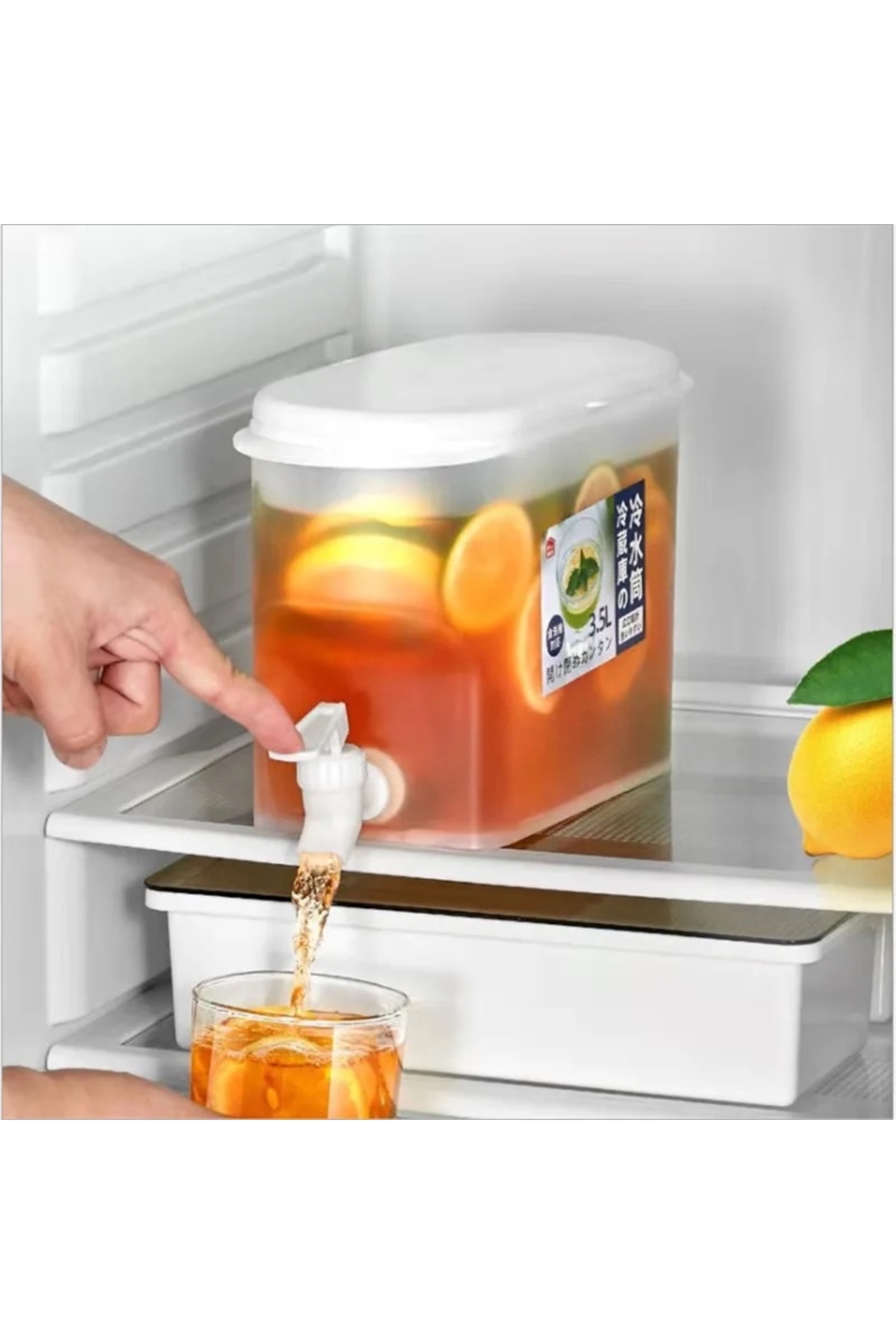 AQUATECH Buzdolabı Organizeri, Su Sebili, Limonata Sebili, Kendi Detoksunuzu Hazırlayabilirsiniz. Az Sayıda…