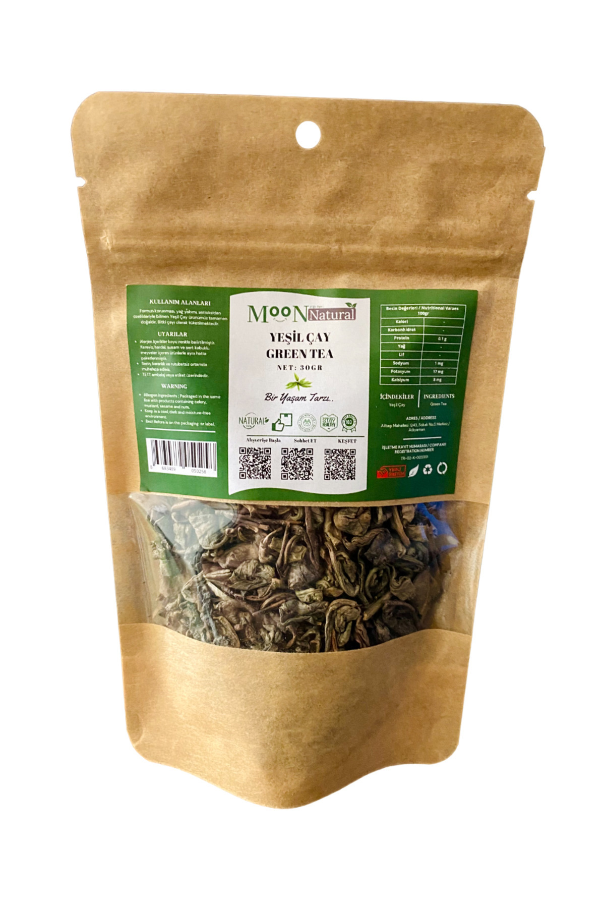 Moon Organik Yeşil Çay / Green Tea