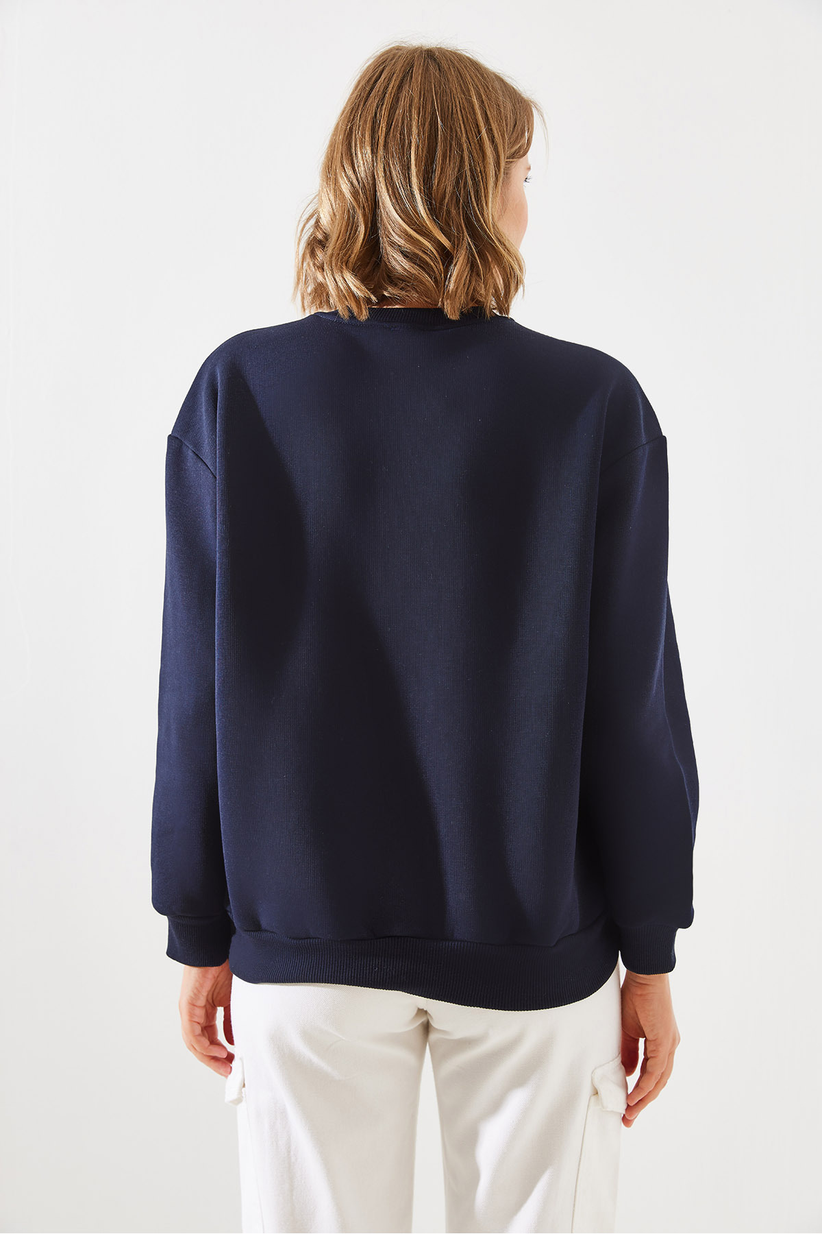 LUCCI Printed Cotton Crew Neck Sweatshirt 2
