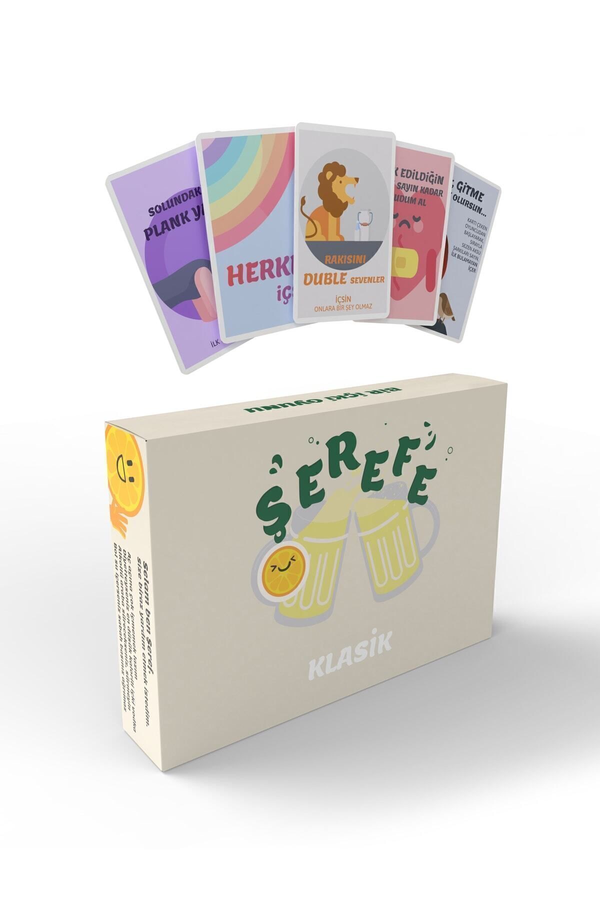 Şerefe Klasik Içki Oyunu | 100 Kartlı Parti Içki Oyunu | Yılbaşı Oyunu | Eğlenceli Kutu Oyunu | Shot Oyunu