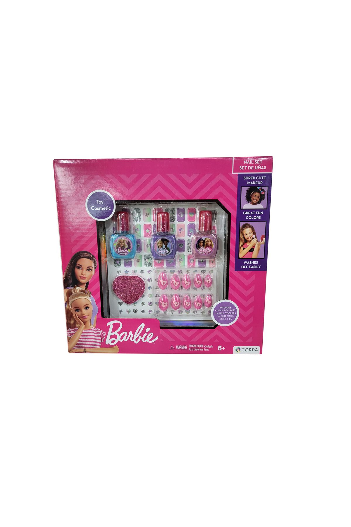 Barbie nail set hot sale