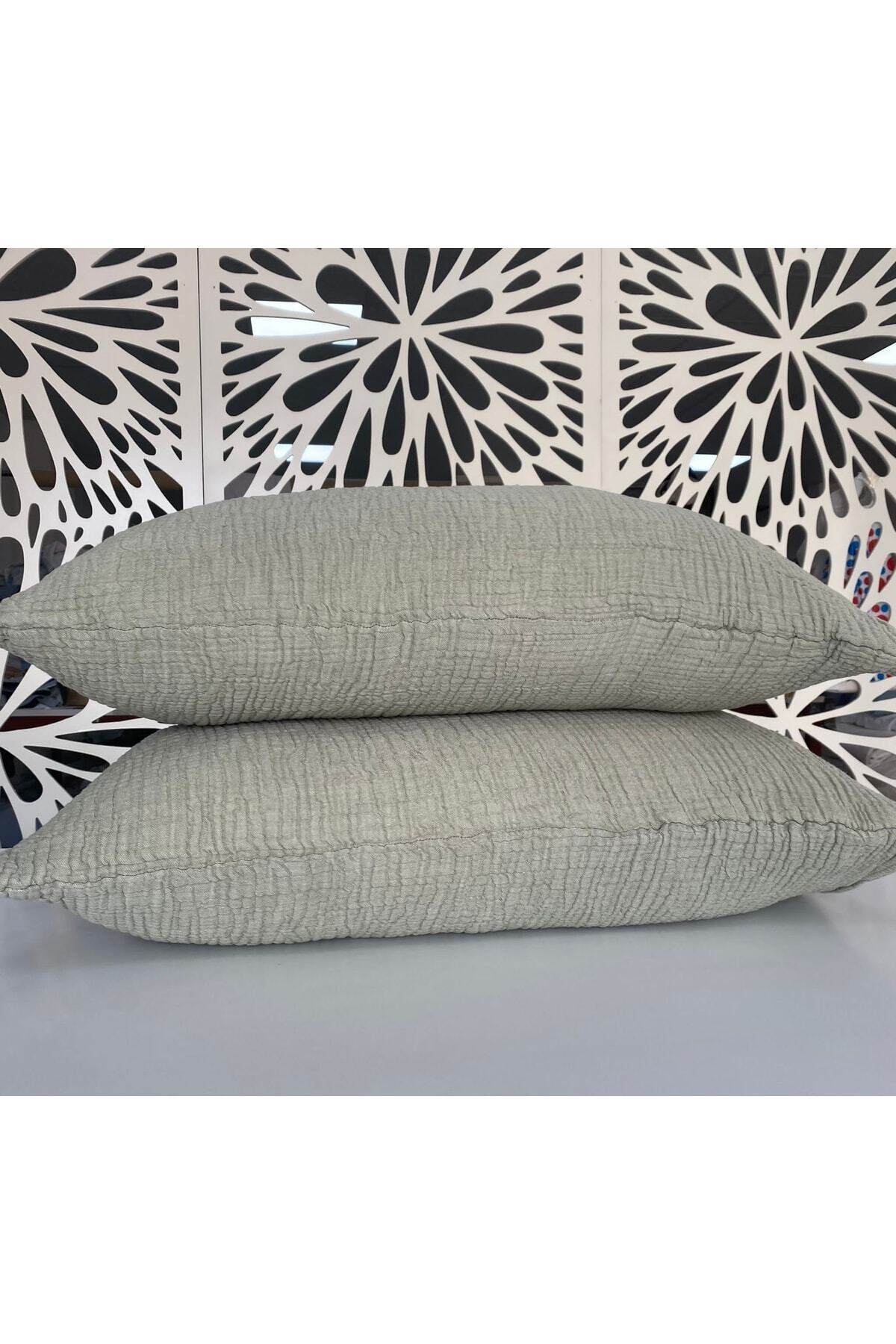 Genel Markalar Müslin / Çağla Yeşili / Yastık Kılıfı 2 Adet fotoğrafı 2 (önizleme)