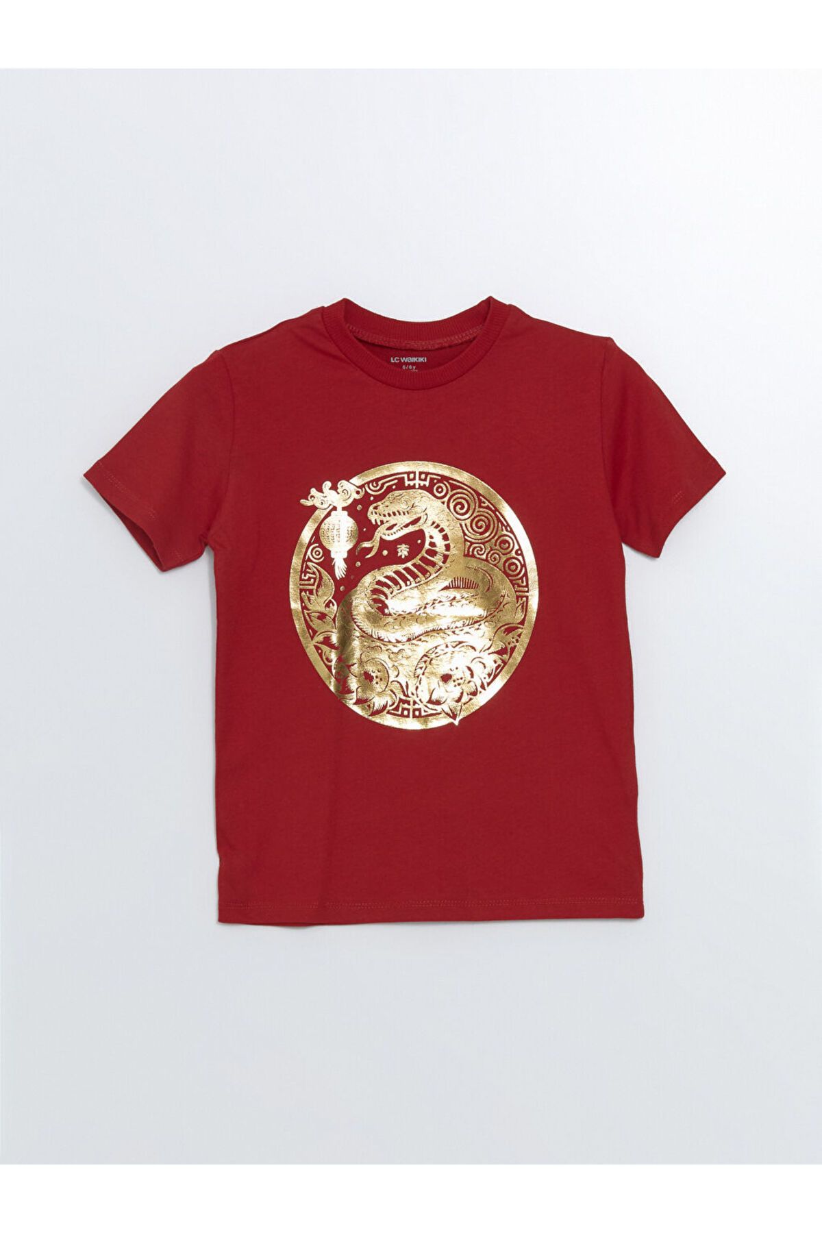 LC Waikiki T-shirt Z Krótkim Rękawem I Okrągłym Dekoltem Dla Chłopca Mężczyzna - 3-4 lata