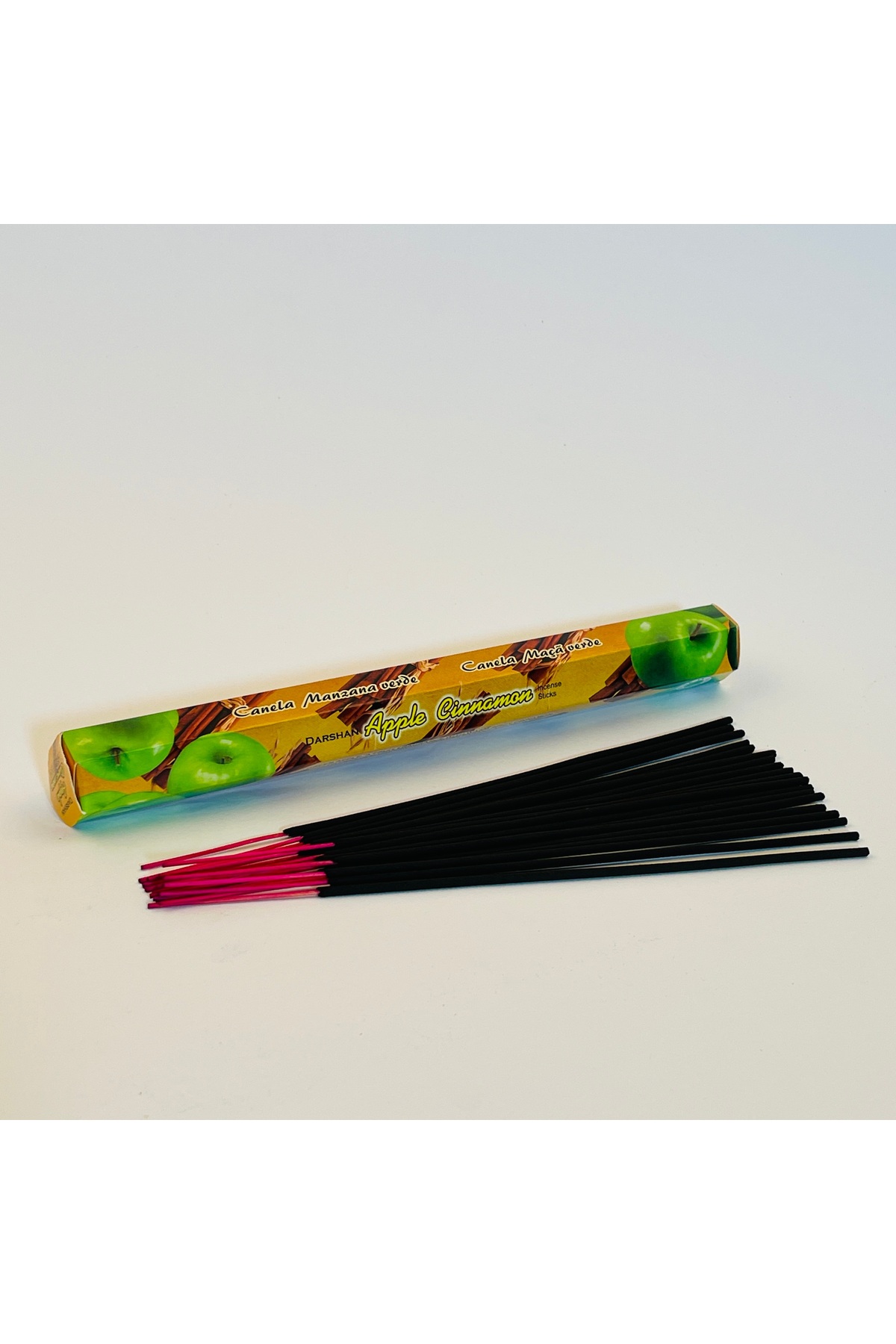 Darshan Apple Cinnamon Incense 1 Pack of 20 Sticks of Incense