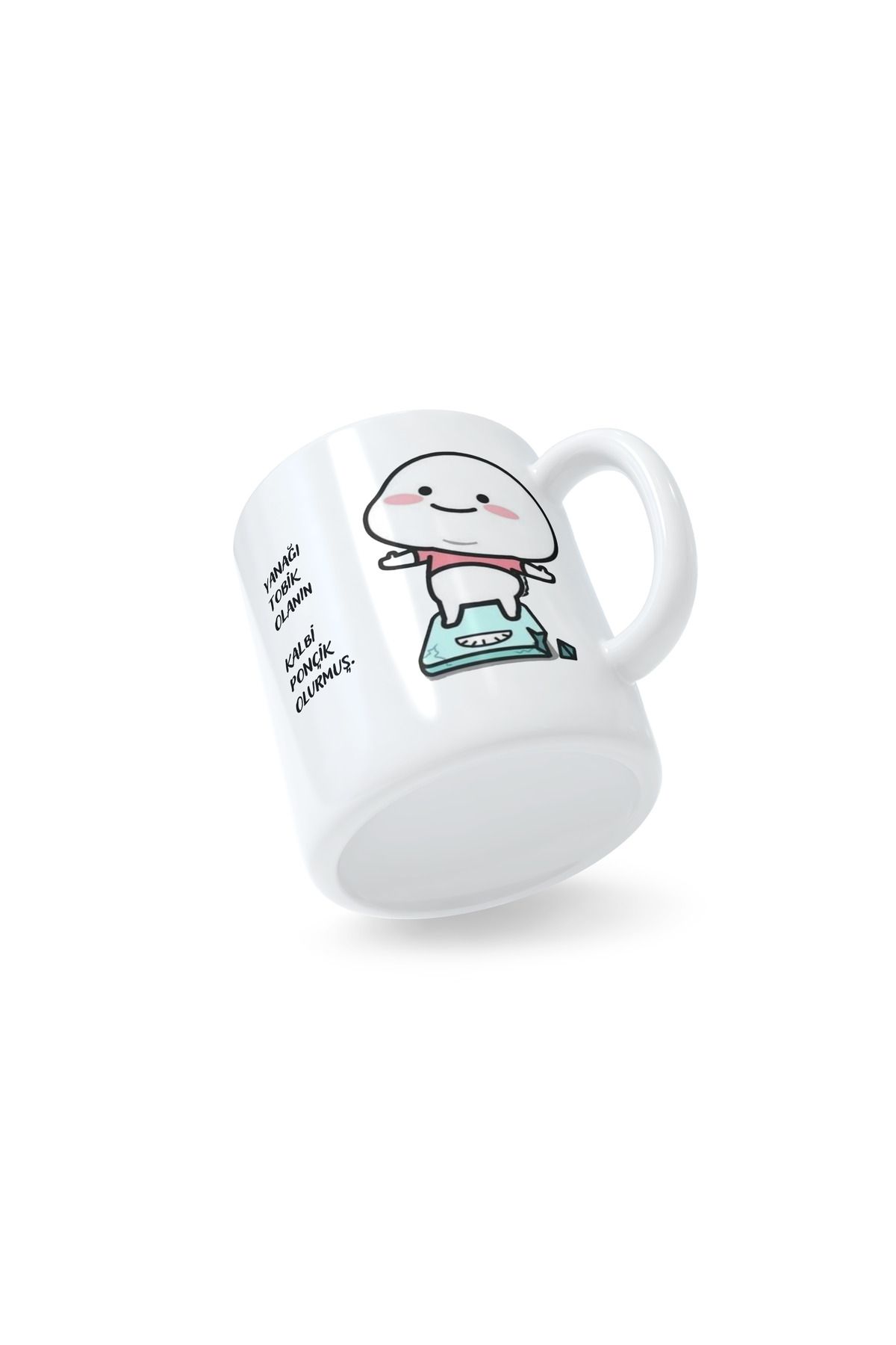 Kupa-Cat Theme Printed Cute Mug - Chubby on the Cheek and Punched on the Heart 2