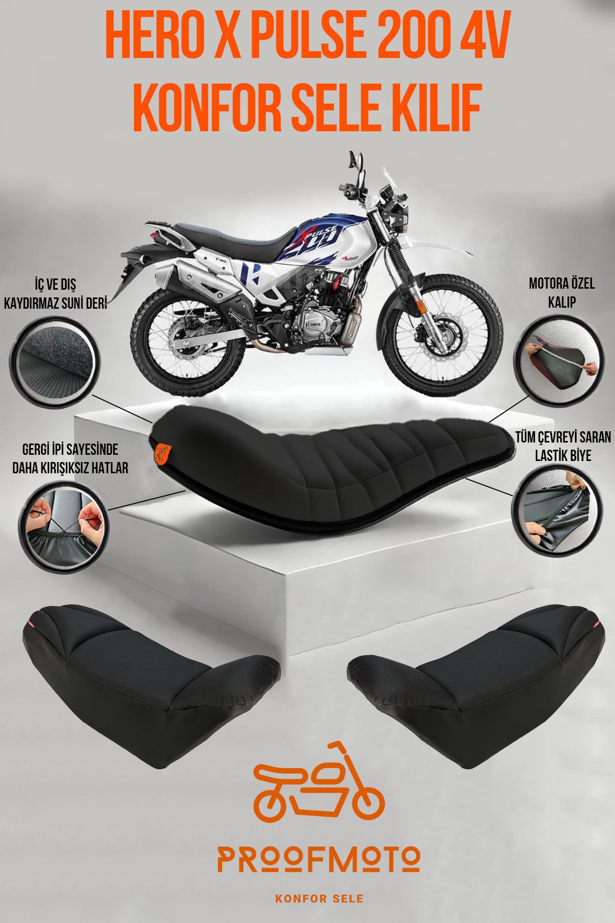 PROOFMOTO Hero X Pulse 200 4v Konfor Sele K l f