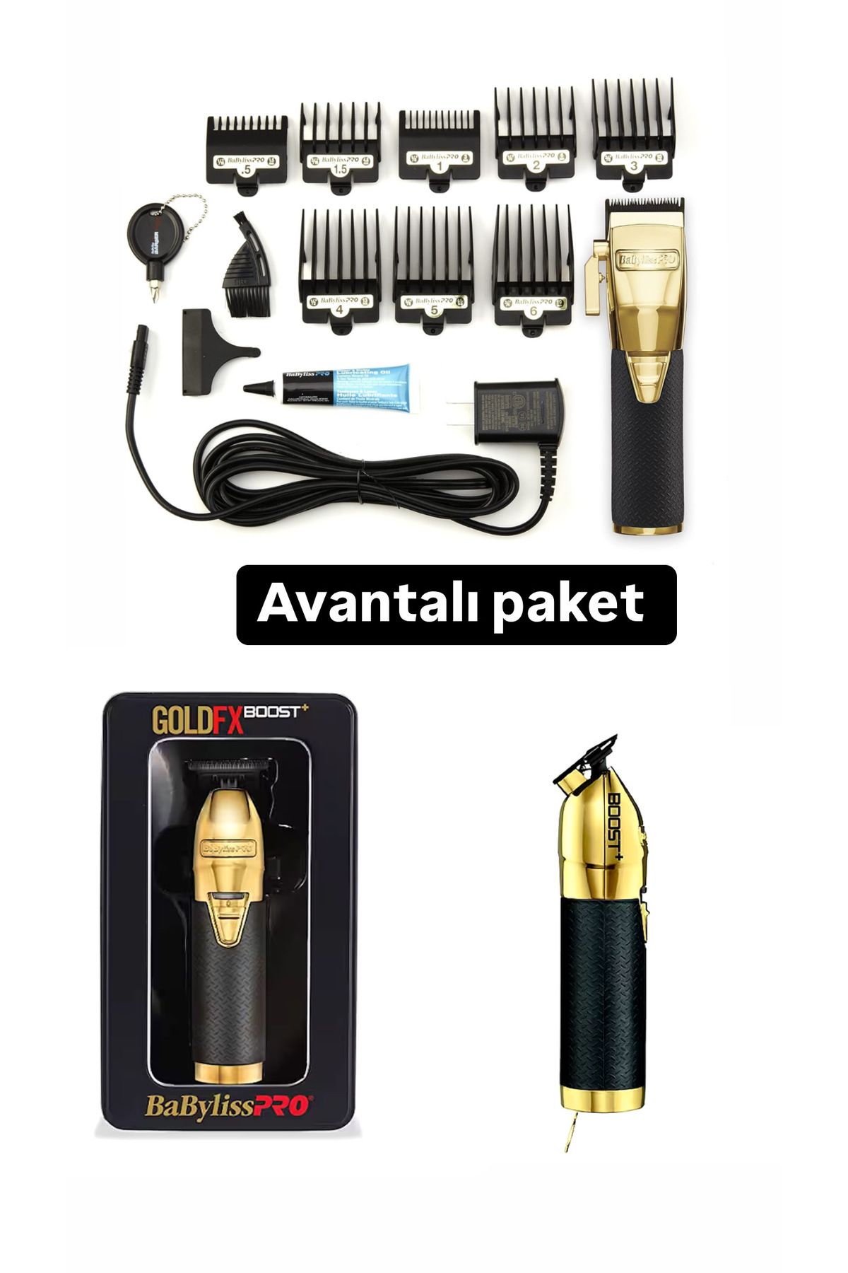 BabylissPRO Boost Gold FX8700GBPE Şarjlı Saç Kesme Makinesi