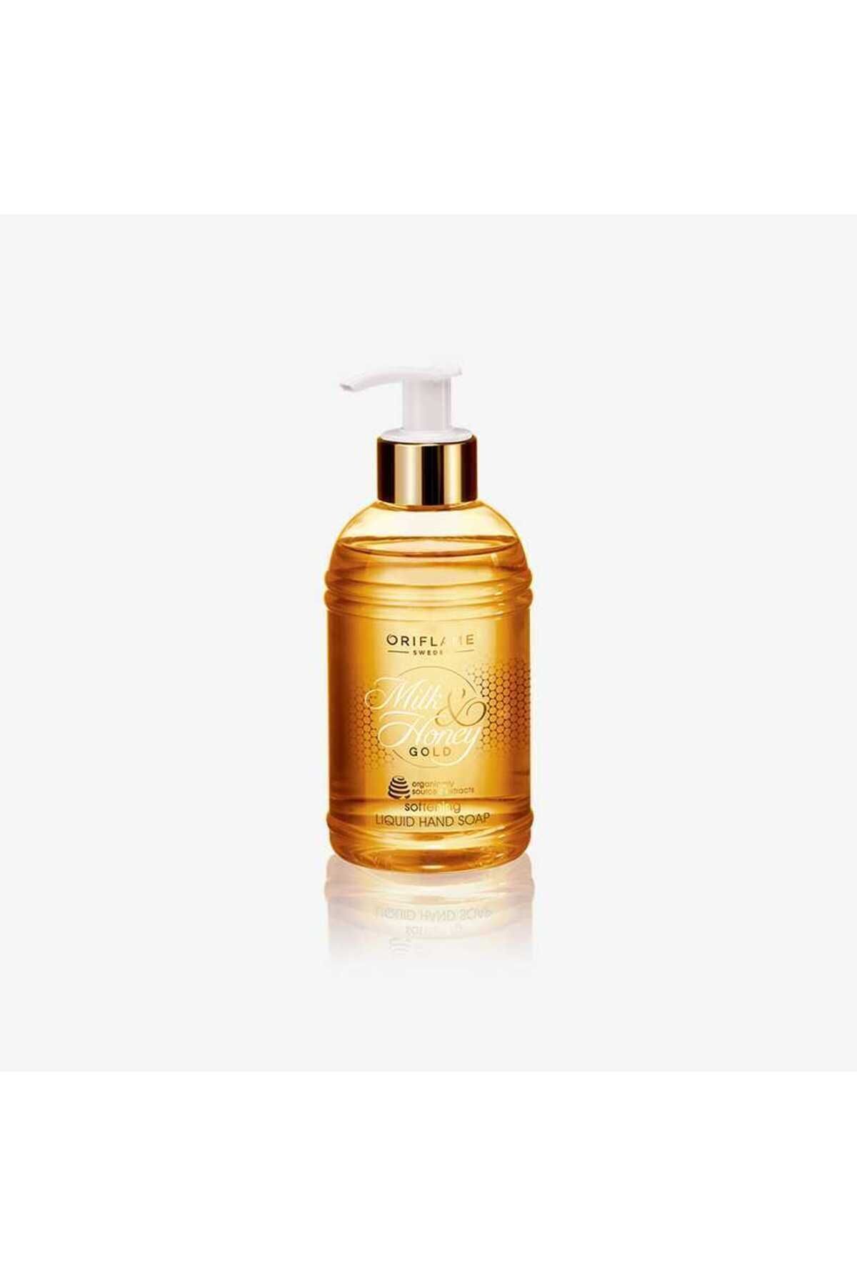 صابون مایع دستی نرم کننده طلا شیر و عسل حاوی عصاره های ارگانیک شیر و عسل 300 میلی لیتر 31603 Oriflame