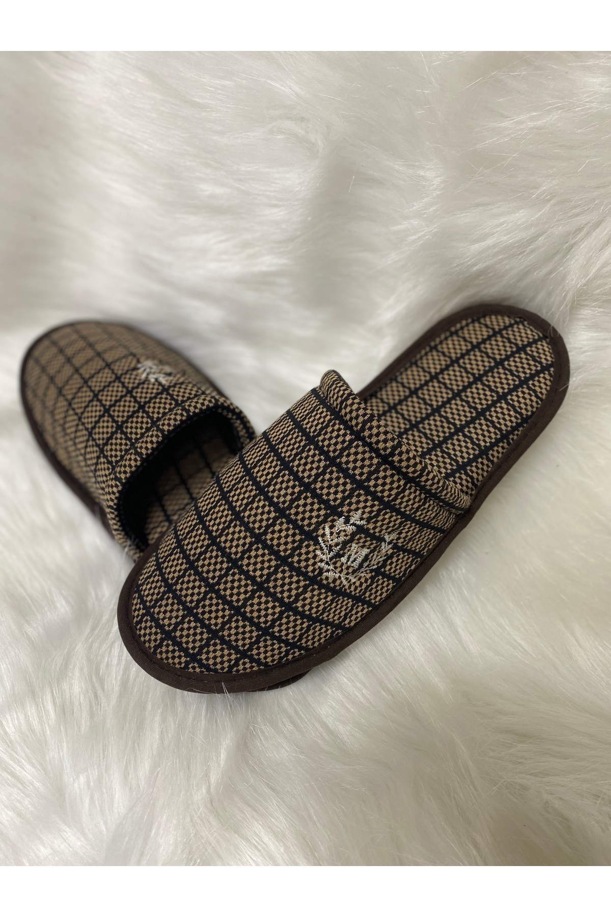 ULUSEN  5'li Karışık Erkek Ev Terliği, Misafir Terliği, Çeyiz Bohça Terliği, Damat Terliği - Görsel 3