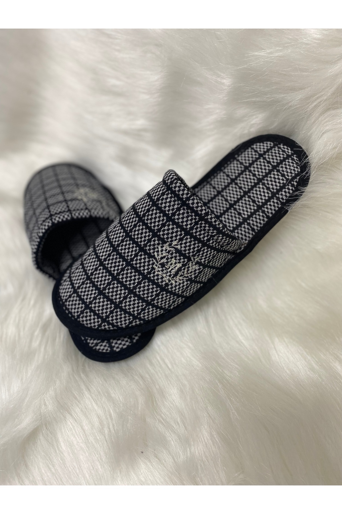 ULUSEN  5'li Karışık Erkek Ev Terliği, Misafir Terliği, Çeyiz Bohça Terliği, Damat Terliği - Görsel 5