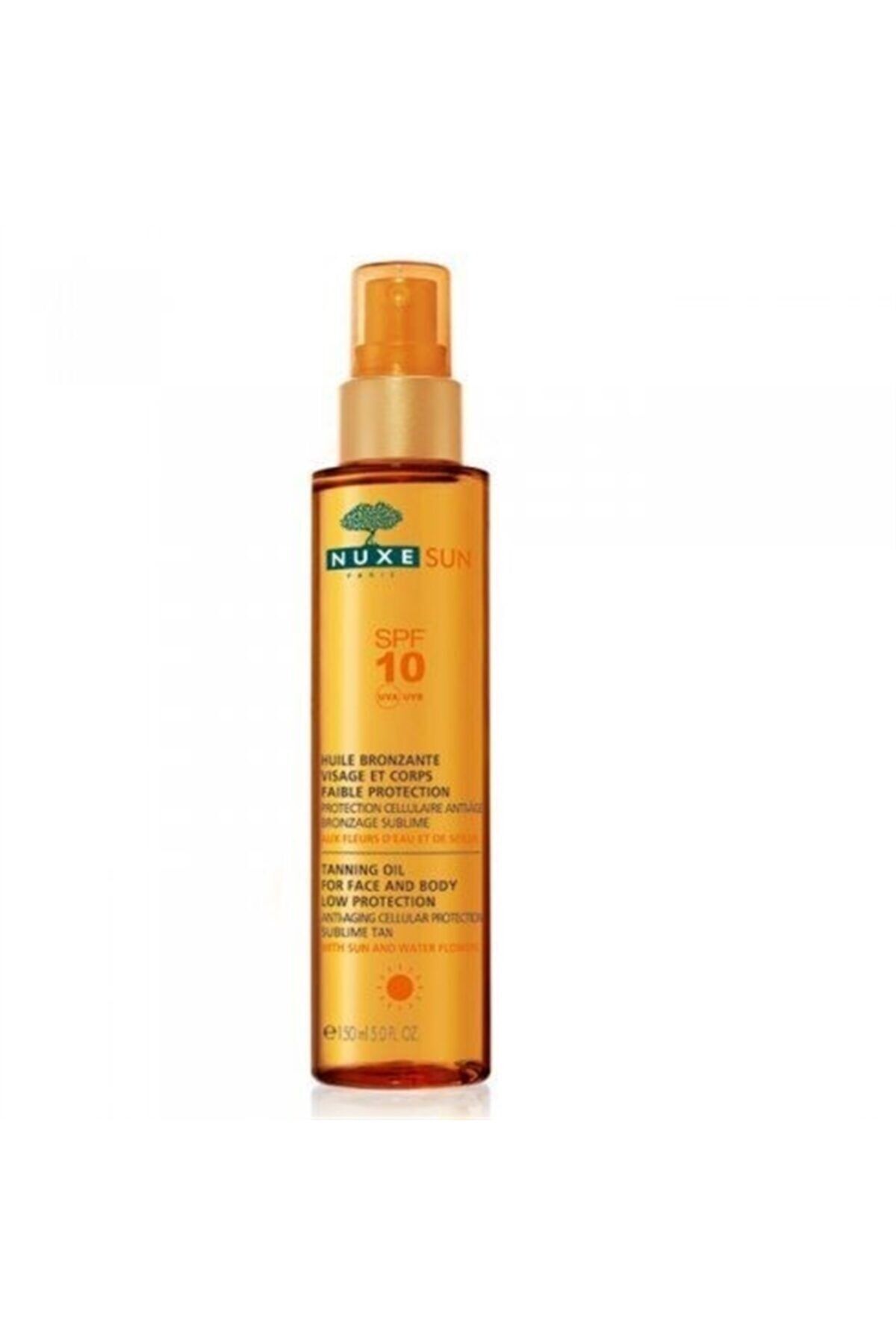 Nuxe روغن برنزه‌کننده چهره و بدن SPF 10 Huile Solaire SPF 10 150 میلی لیتر