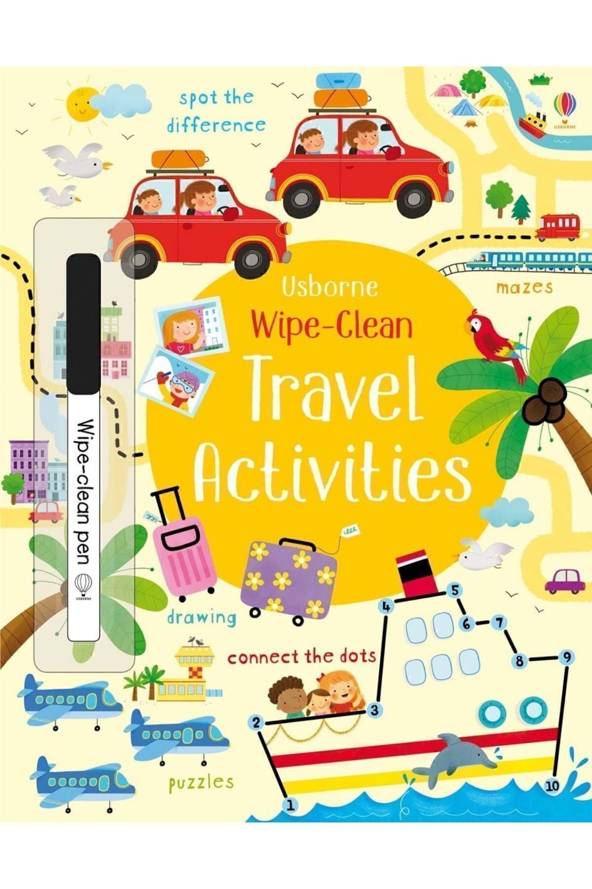 Usborne Wipe-Clean Travel Activities - Kirsteen Robson 9781474922302
