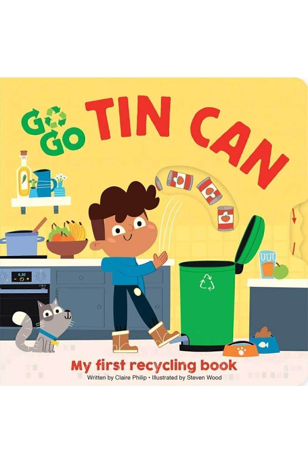 pi kids My First Recycling Book: Go Go Eco Tin Can | Resimli Ingilizce Çocuk Kitabı