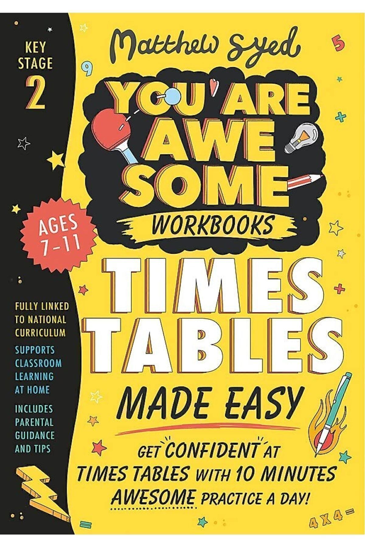 Kolektif Kitap-Times Tables Made Easy: Get Confident In Your Tables With 10 Minutes Awesome Practice A Day! 1