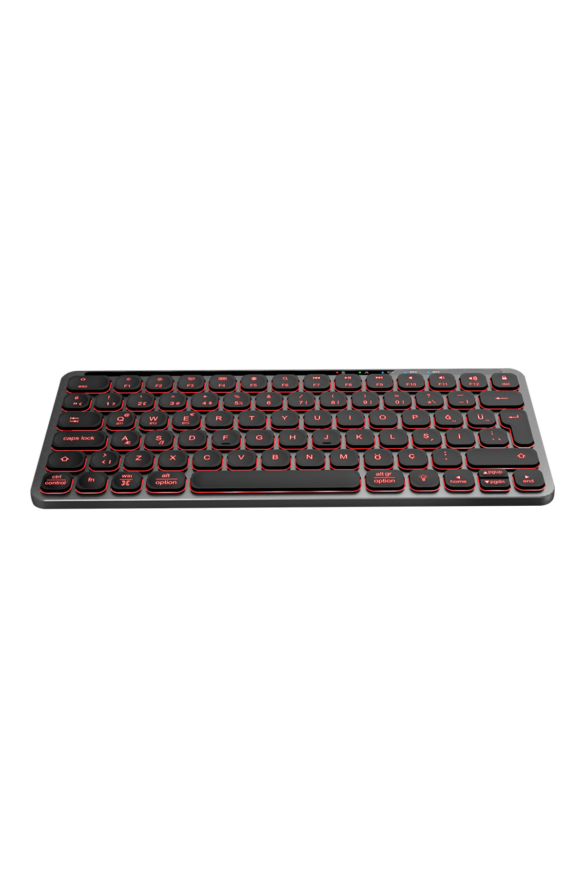 Business Pro Mini Bluetooth Kablosuz Klavye Siyah 6