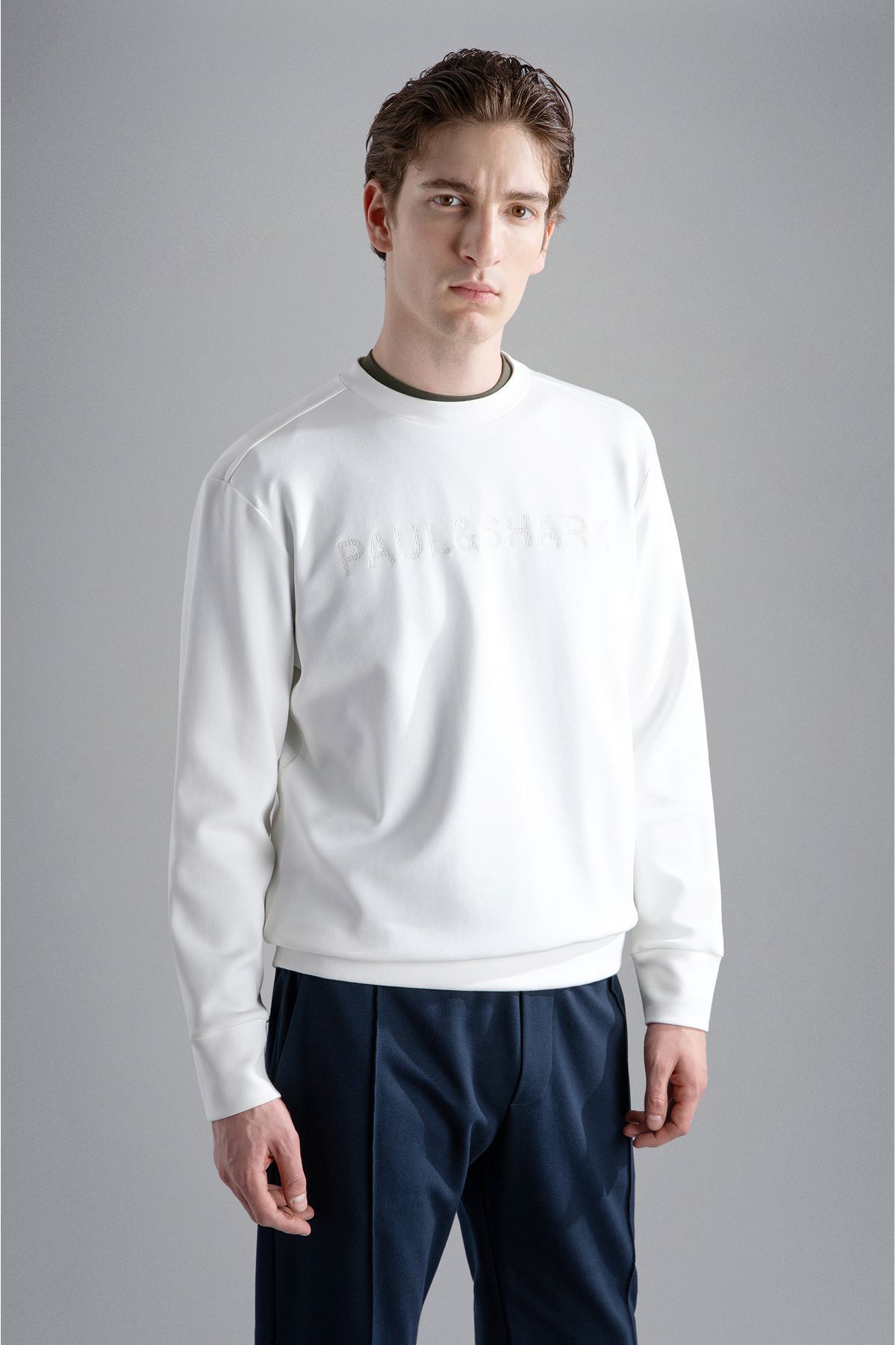 پال اند شارک سویشرت بافتنی مردانه C.W. نخی