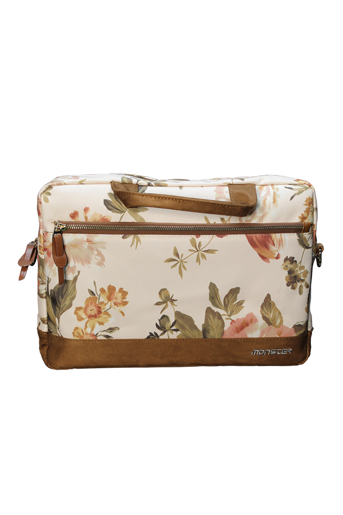 مانستر کیف دوشی طرح گلدار برای نوت بوک های 14 اینچی
