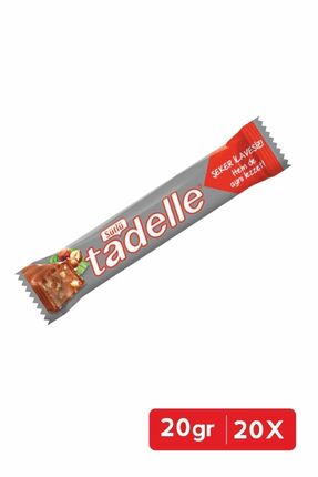 Tadelle Şekersiz Sütlü Çikolata 20 Gr (20 Adet)