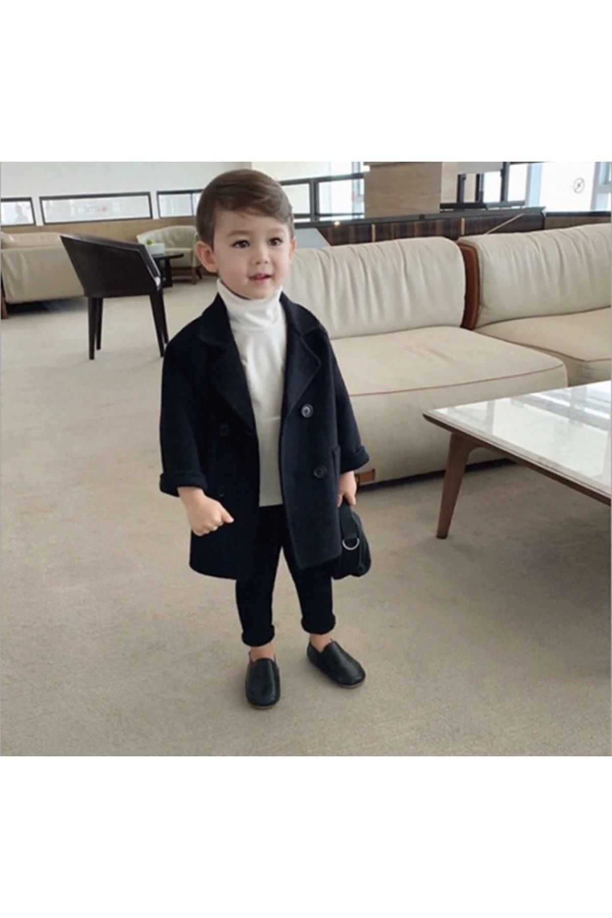Bebek & Çocuk Kaşe Kaban Mont