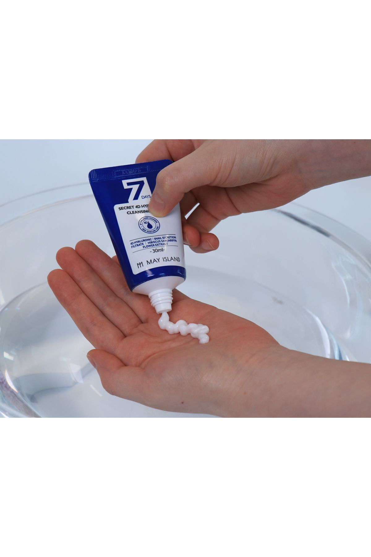 May Island-7Days Secret 4D Hyaluronic Korea - Moisturizing & Deep Cleansing Foam 30ml 3