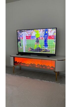 EVNESYA Desing Tv Sehpası Full Şömineli 170cm