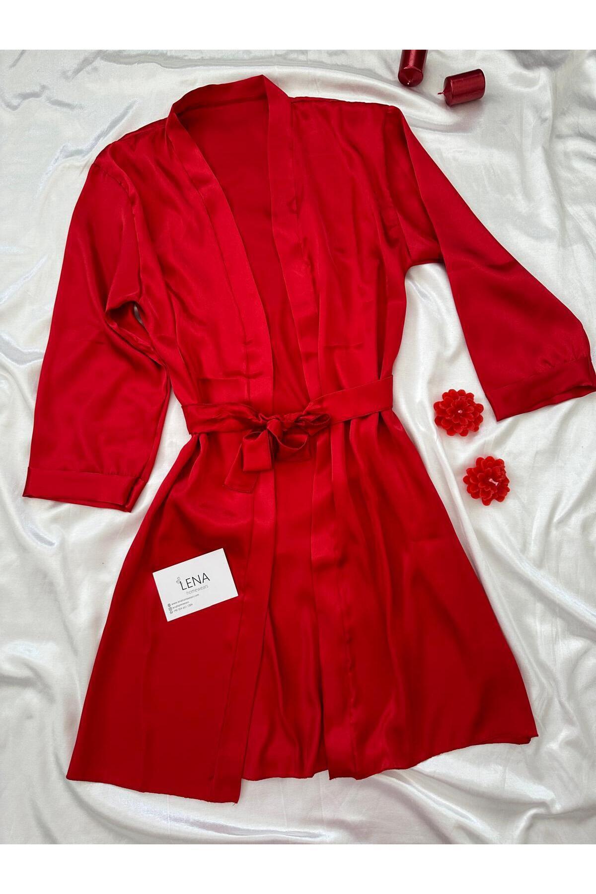 Women's Satin Dressing Gown Dowry Kimono
