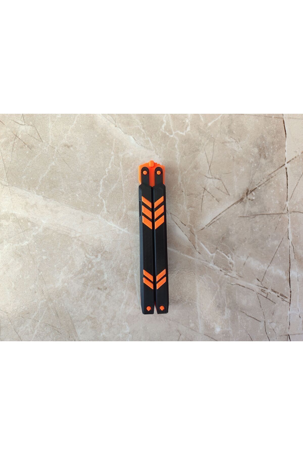 3DŞehri Valorant Taraftar Eğitim Bıçağı Turuncu/Siyah