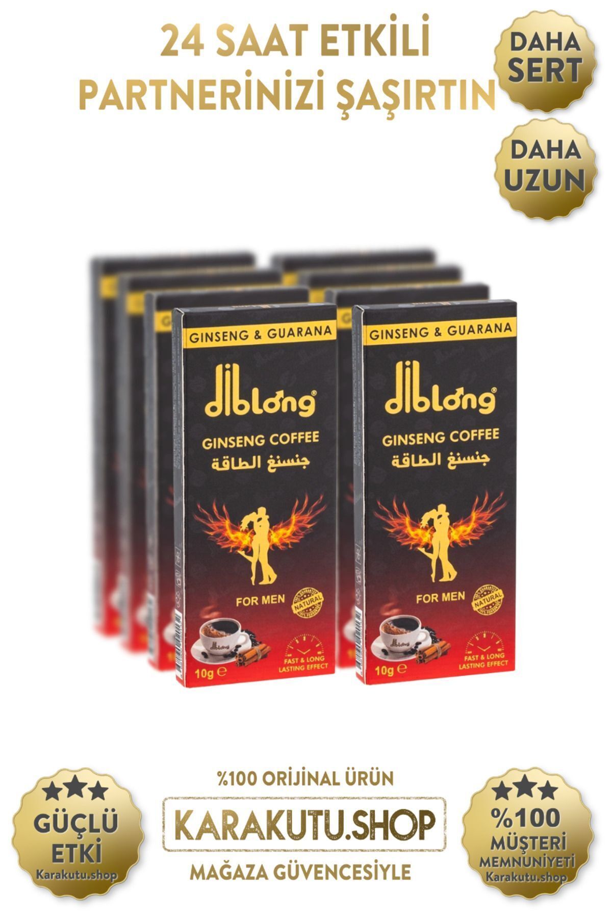 Diblong Kahve 6'lı | Karakutu | Performans Artrıcı