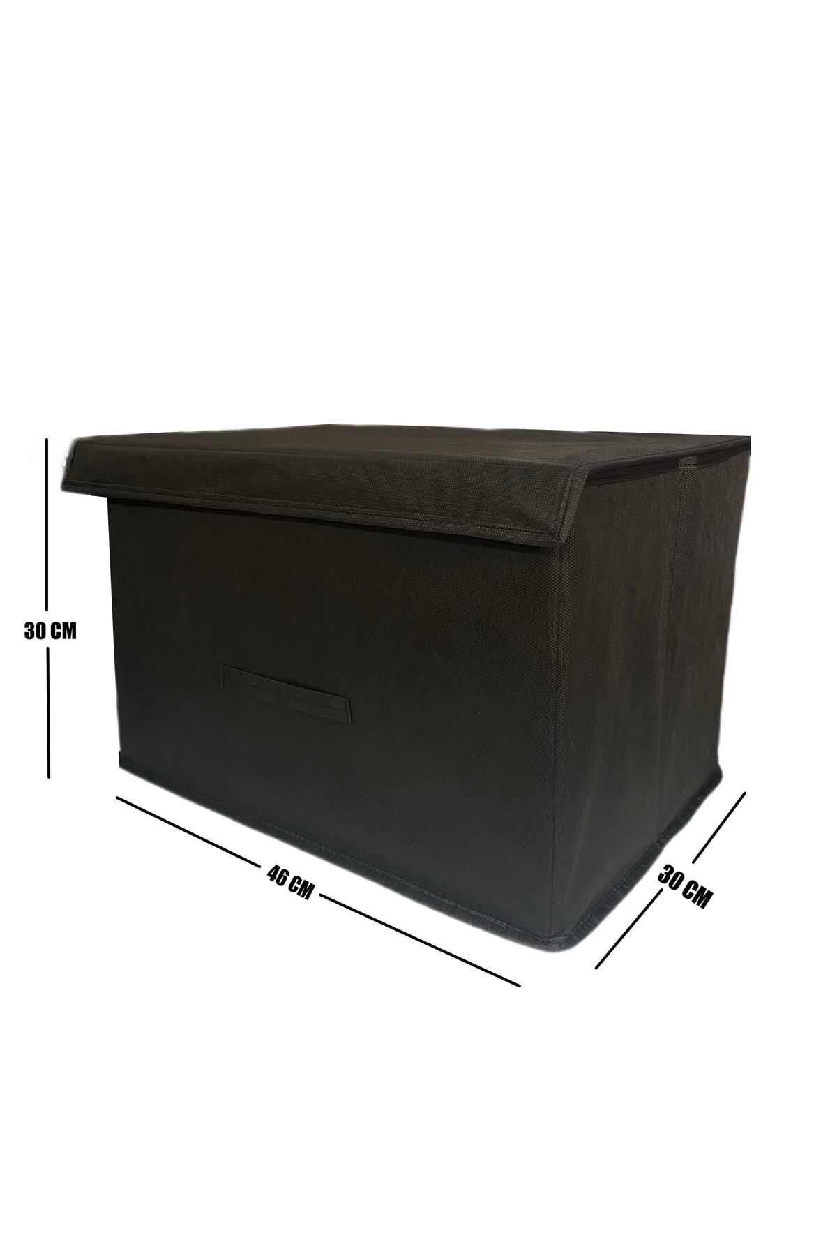 TURİNHOME-Box Storage Box, Multi-Purpose Box, Fabric Box, Organizer Organizer Box with Lid 2