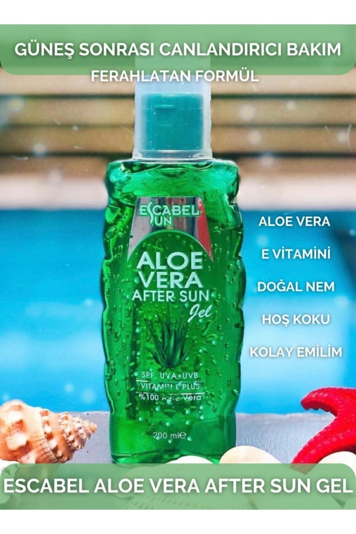 Escabel Sun Escabel Aloe Vera After Sun Gel Cream - Güneş Sonrası ...