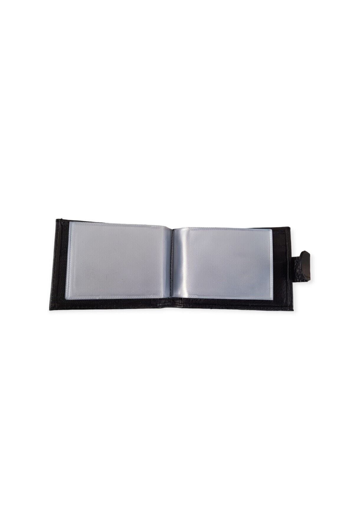 MKM-Luxury Leather Card Holder Wallet - Horizontal Snap Model 4