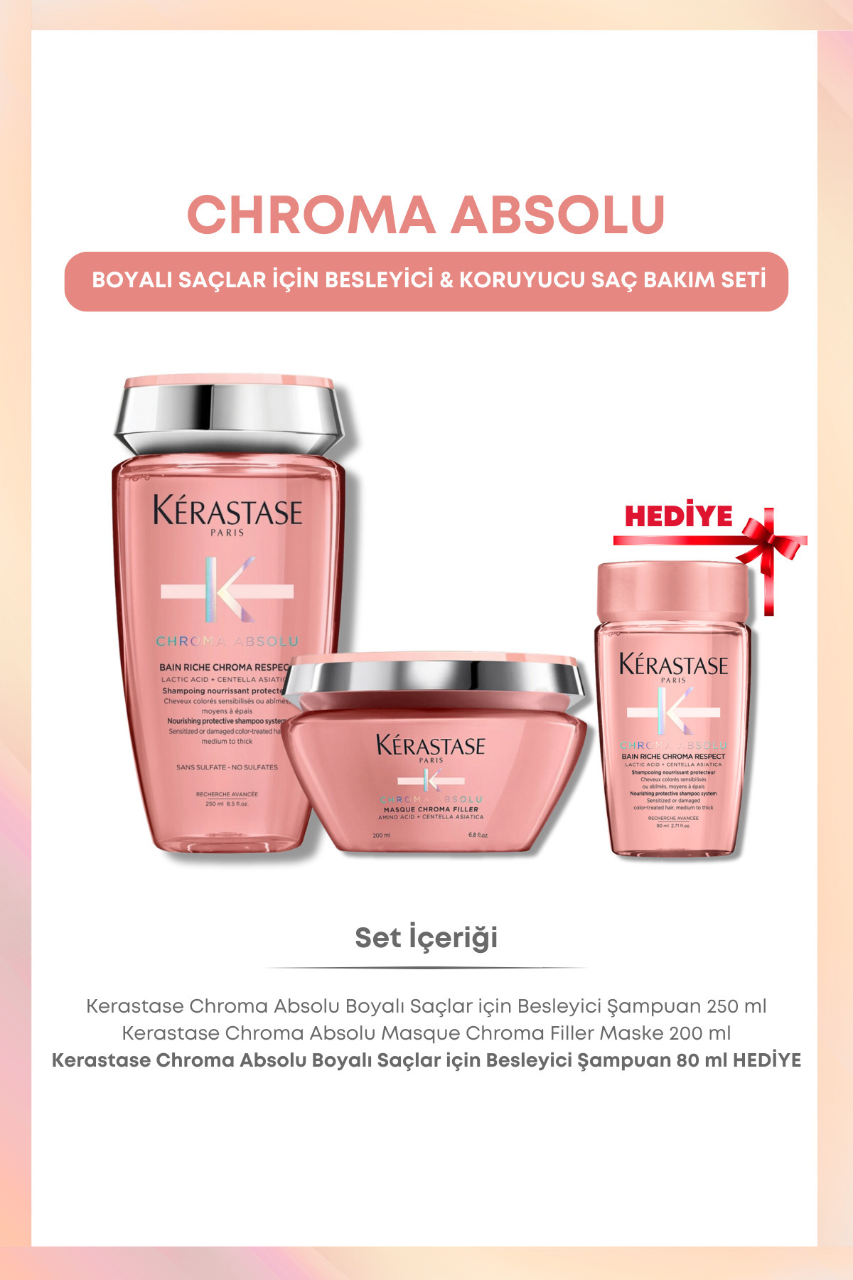 Kerastase Chroma Absolu Boyalı Saçlar İçin Besleyici Ve Koruyucu