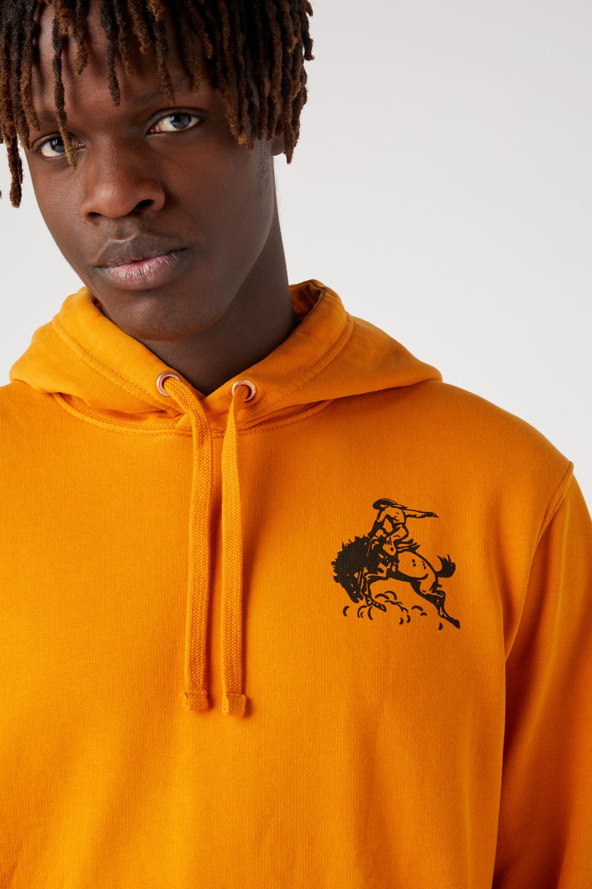 WRANGLER-Hanorac LOGO Golden Oak 4