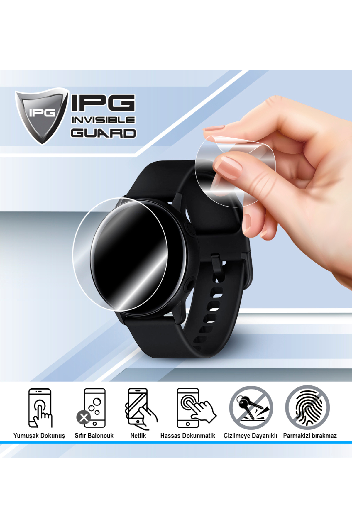 Garmin Fenix 8 (51mm) Solar IPG HydroGel Ekran Koruyucu (2 Adet) 4
