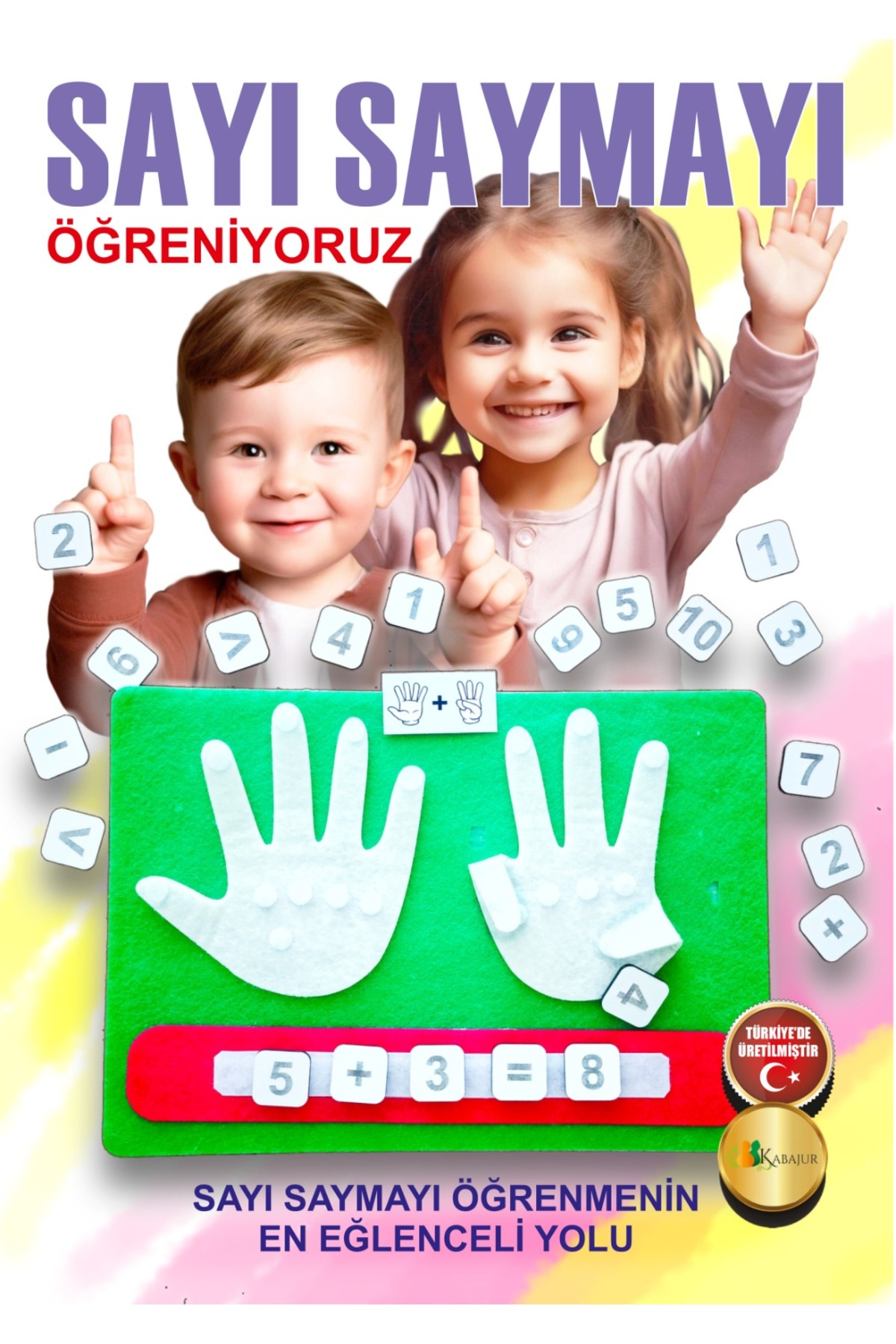 توسعه‌دهنده مهارت‌های ریاضی - عروسک آموزشی نمدی