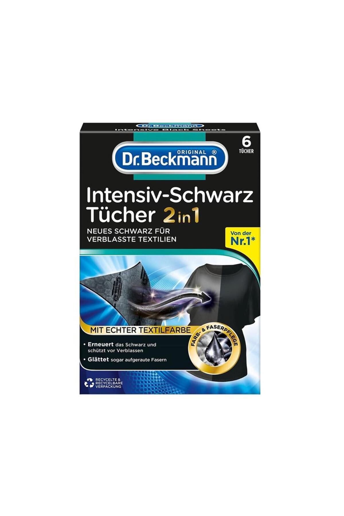 Dr.Beckmann Dr. Beckmann Siyahlar Için Renk Koruyucu Mendil 6'lı